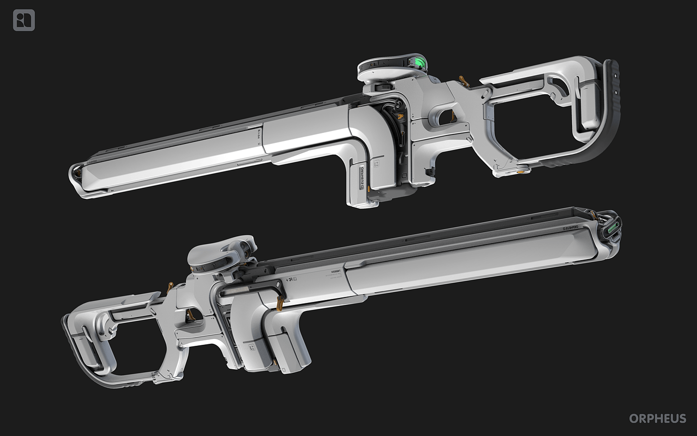 Sniper Rifle，狙击步枪，游戏设计，3d模型，