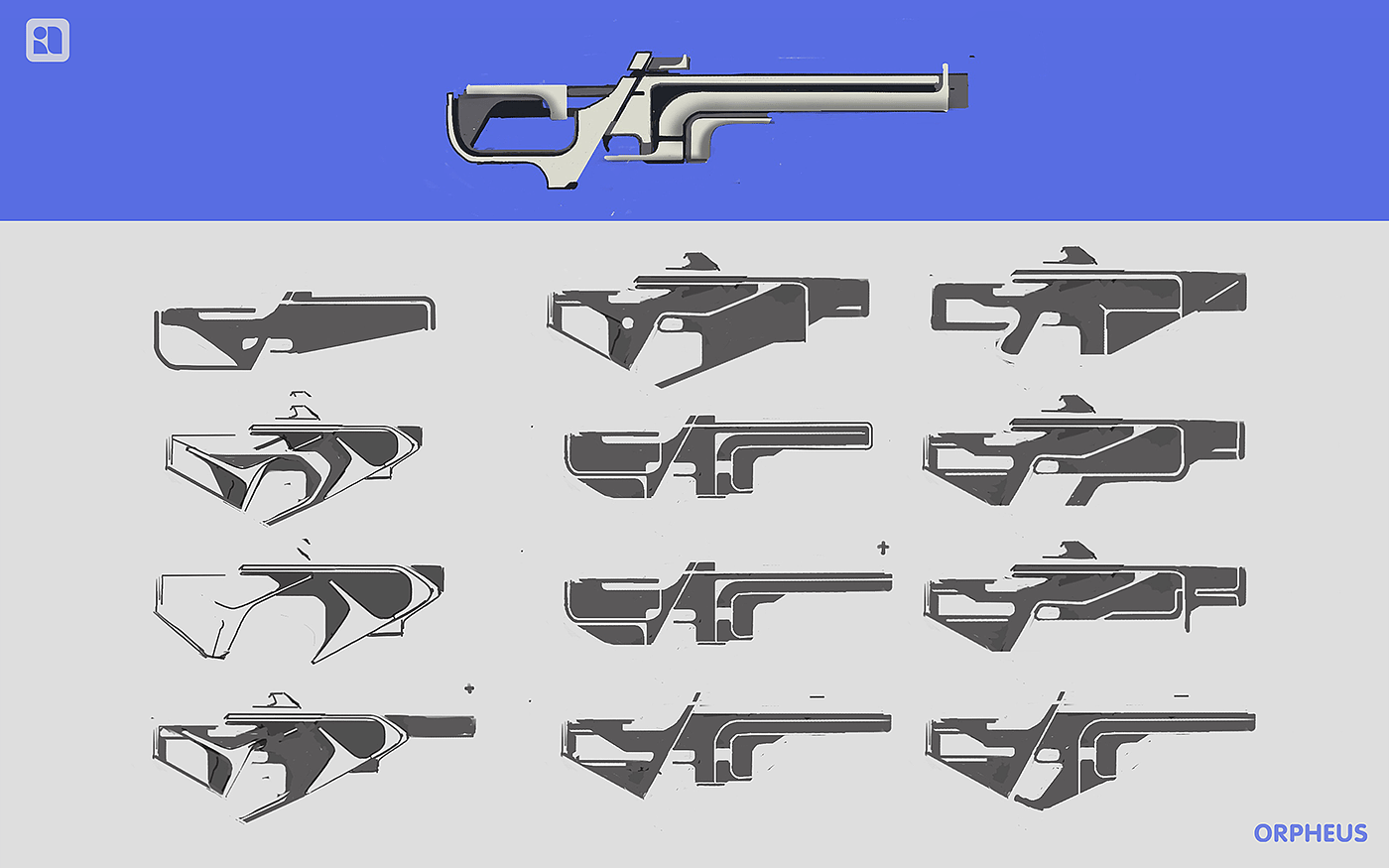 Sniper Rifle，狙击步枪，游戏设计，3d模型，