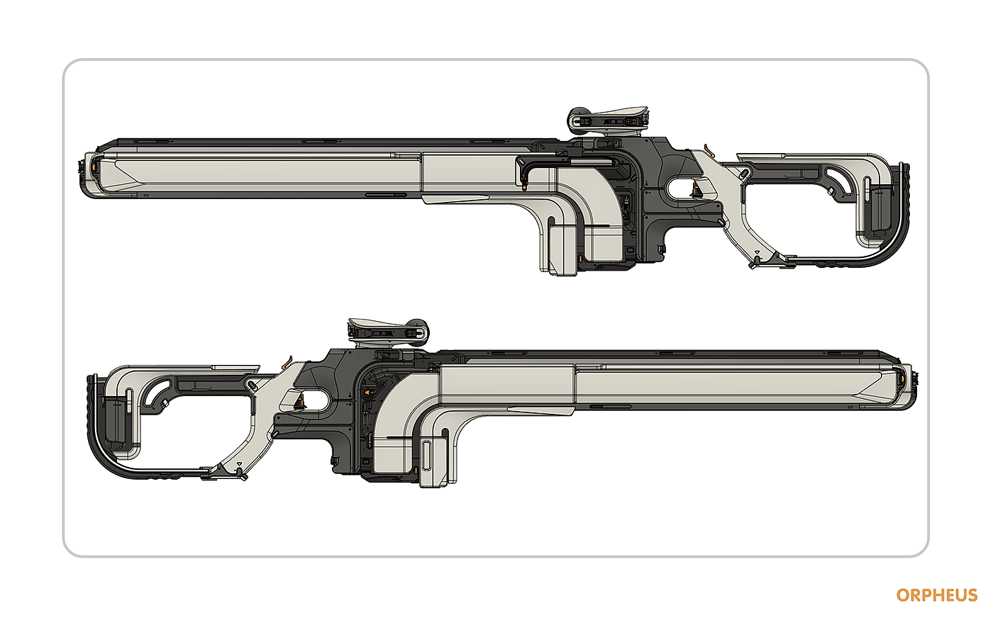 Sniper Rifle，狙击步枪，游戏设计，3d模型，