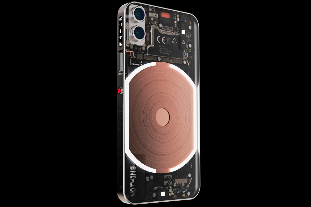 led，Transparent mobile phone，NOTHING MINI，