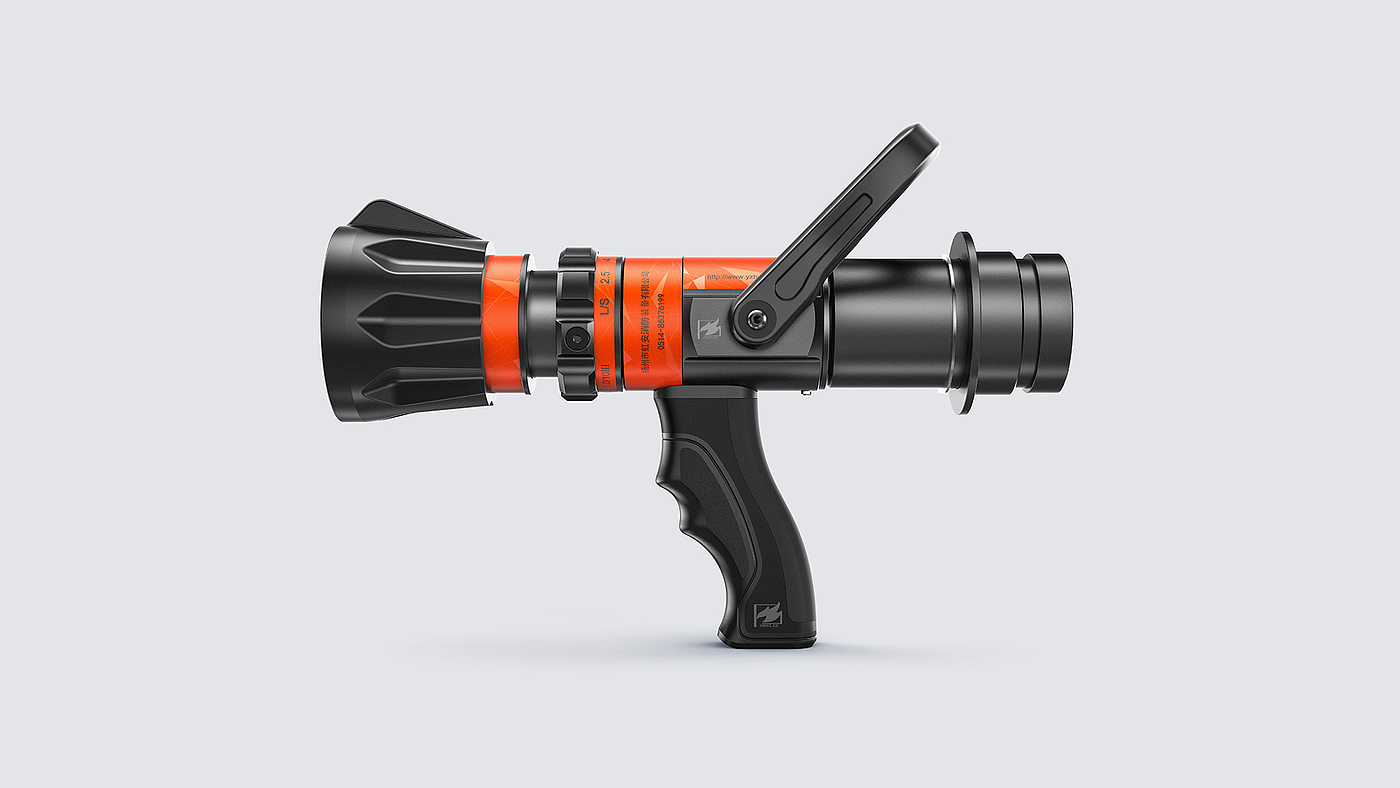 fire control，Fire Extinguisher，Fire products，security，Spray gun，industrial design，product design，Yijue，