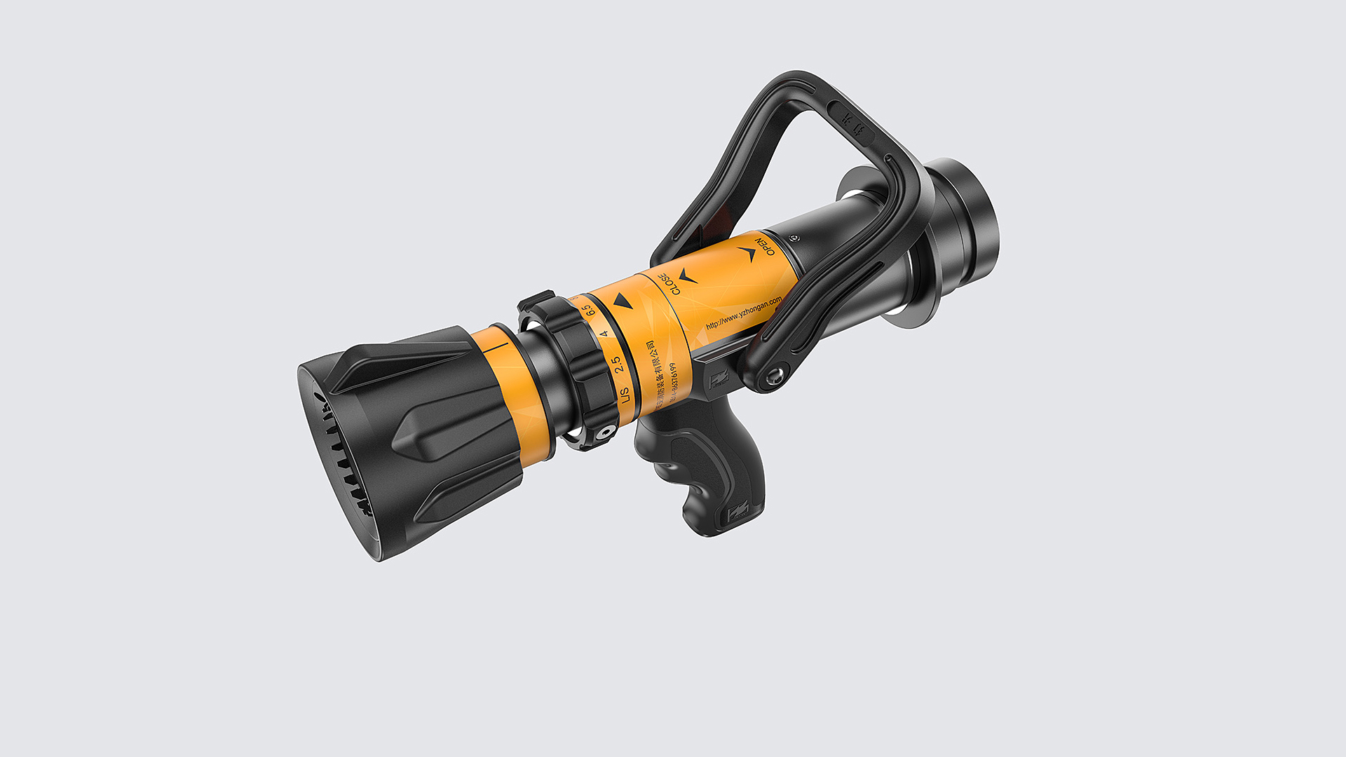 fire control，Fire Extinguisher，Fire products，security，Spray gun，industrial design，product design，Yijue，