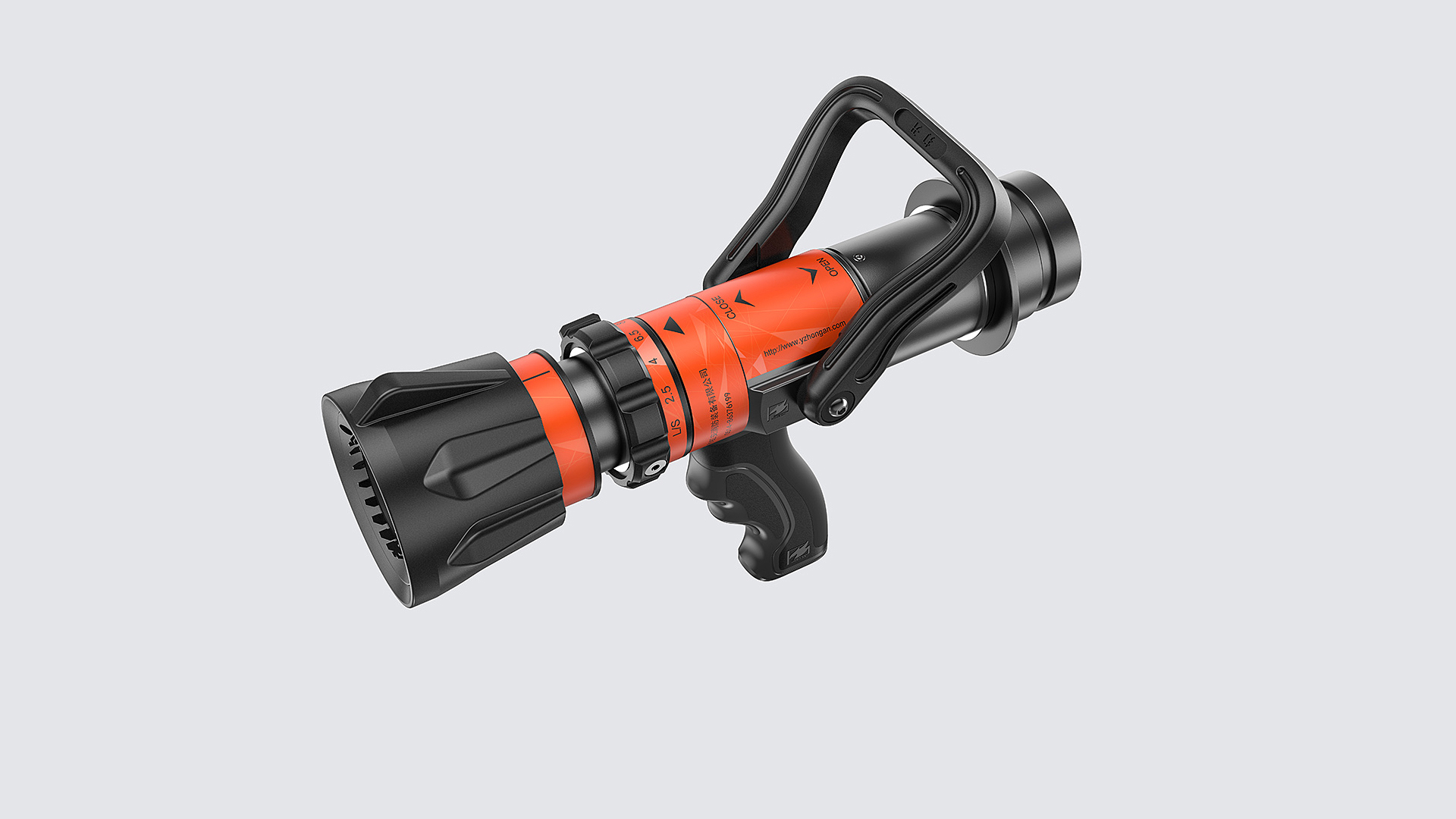 fire control，Fire Extinguisher，Fire products，security，Spray gun，industrial design，product design，Yijue，