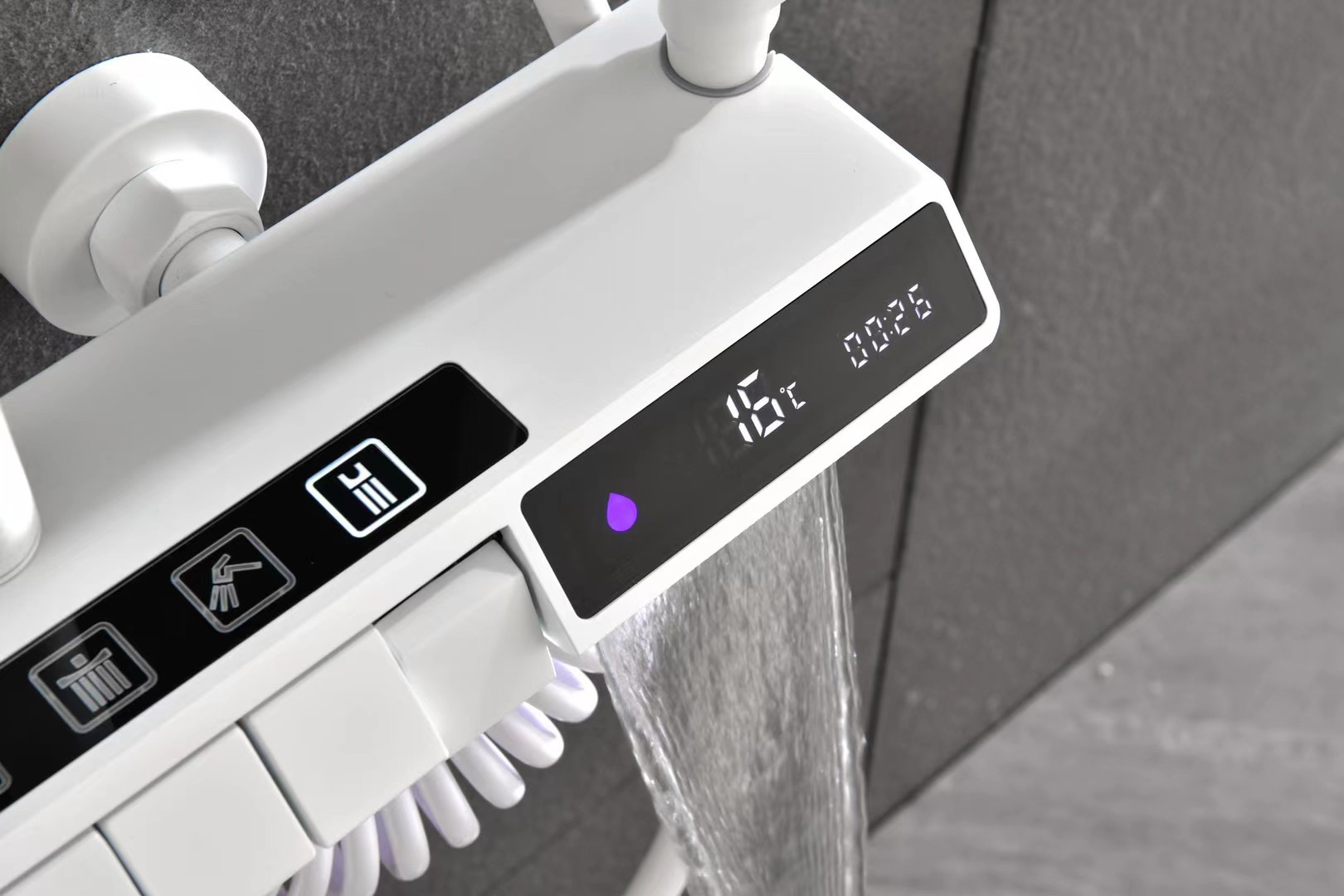 Piano shower，Digital display，