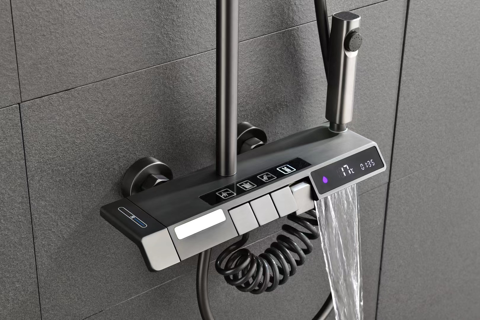 Piano shower，Digital display，