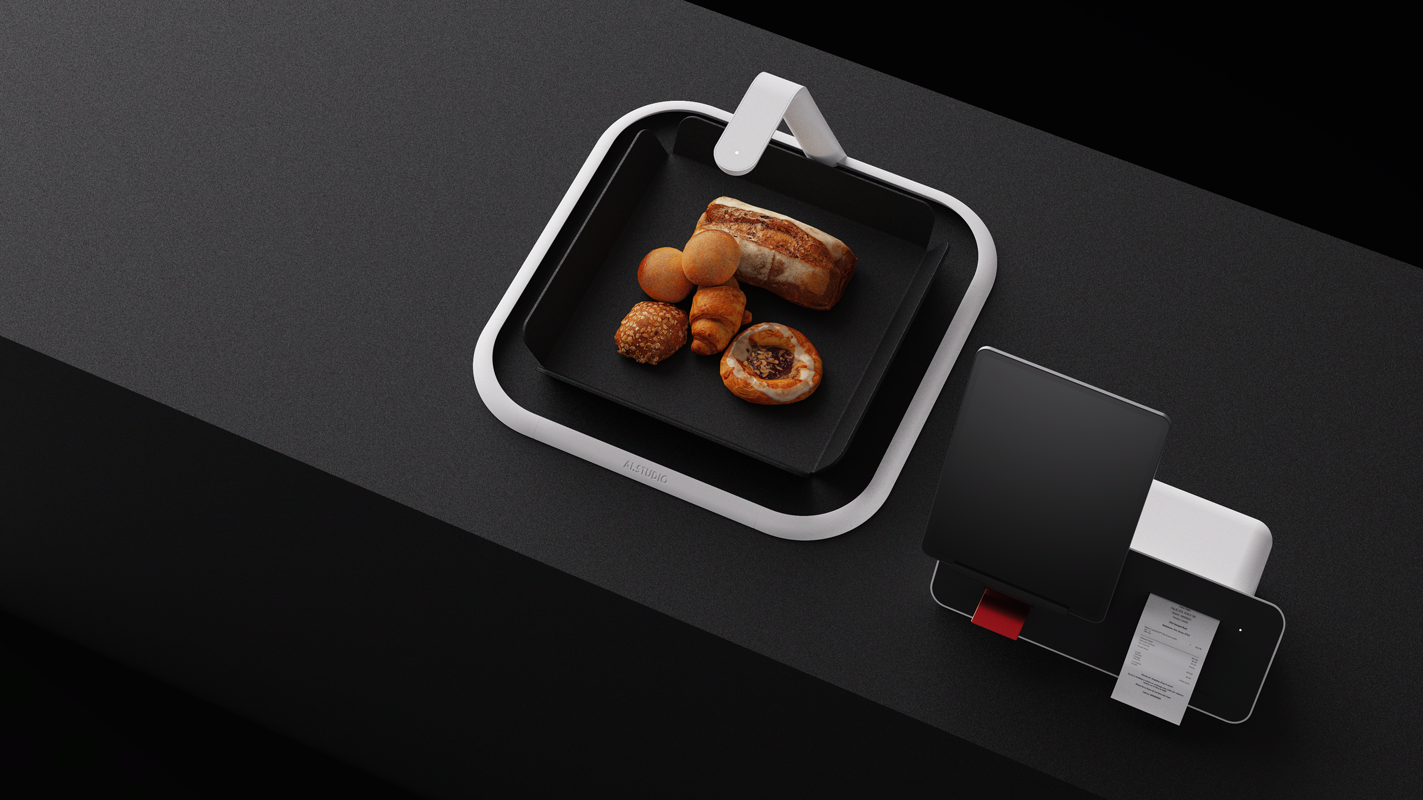 Artificial intelligence scanner，Digital，Electronic equipment，AI Scanner，Self-service shopping settlement instrument，