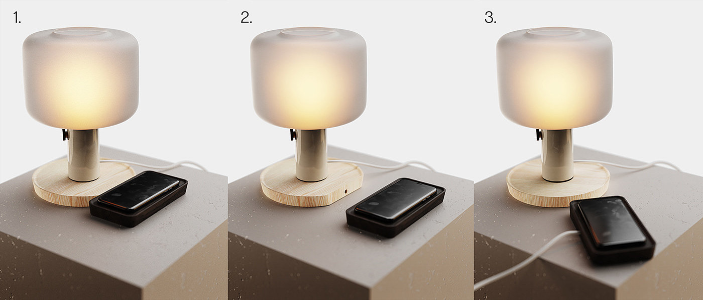 Lighting design，product design，lamp，Bedside lamp，