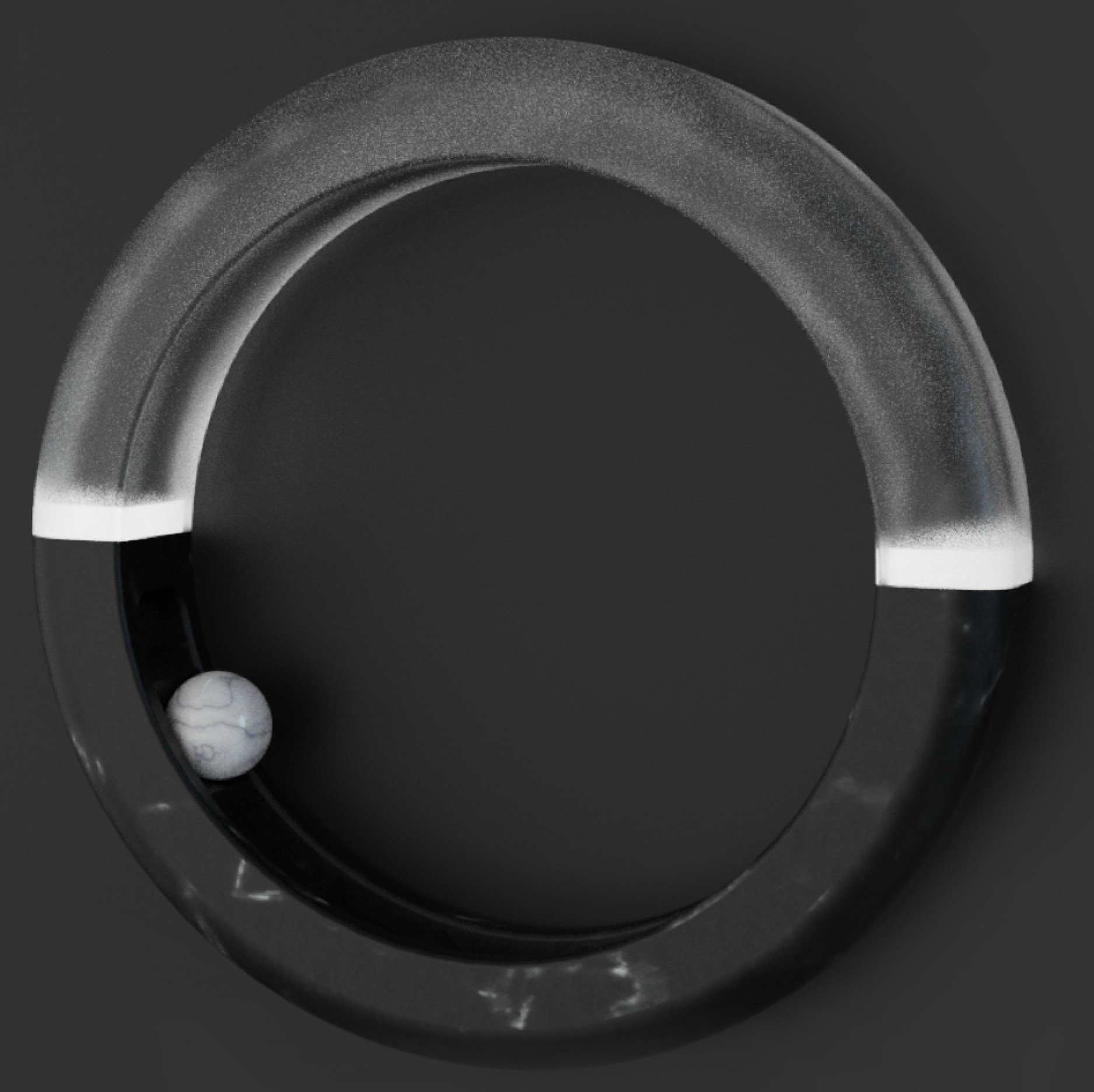 lamp，moon，conceptual design，Luna Piena，Marble，