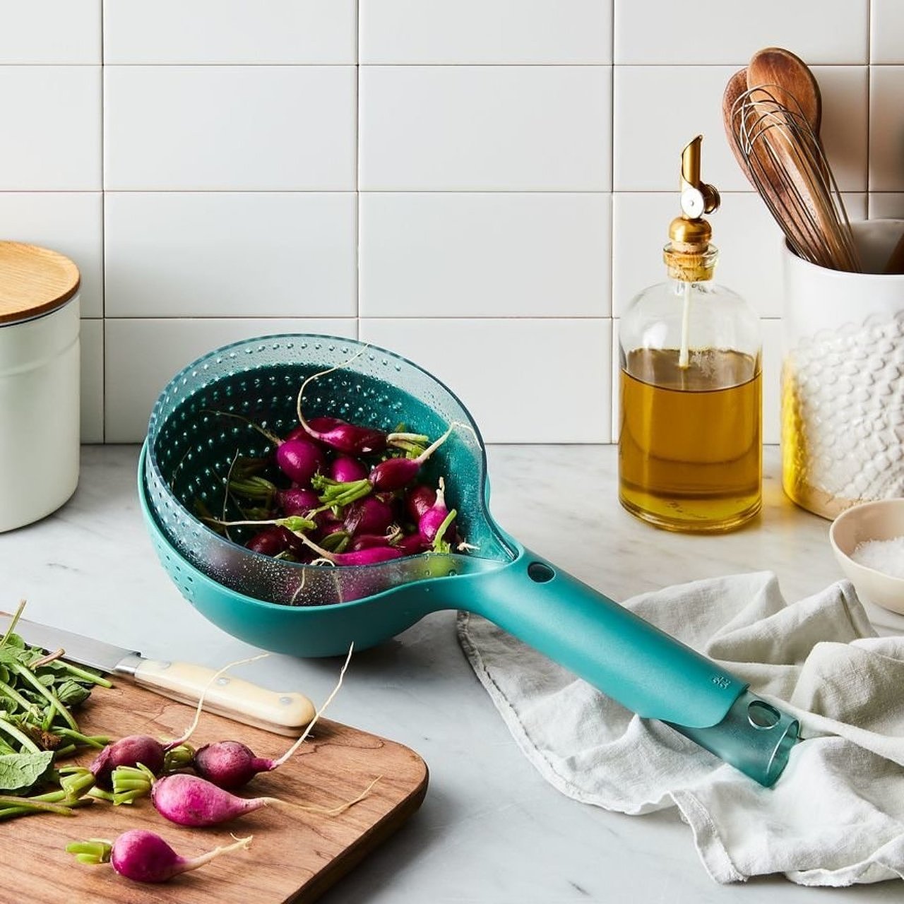 Viviana Degrandi，cooking，salad，Drop colander，