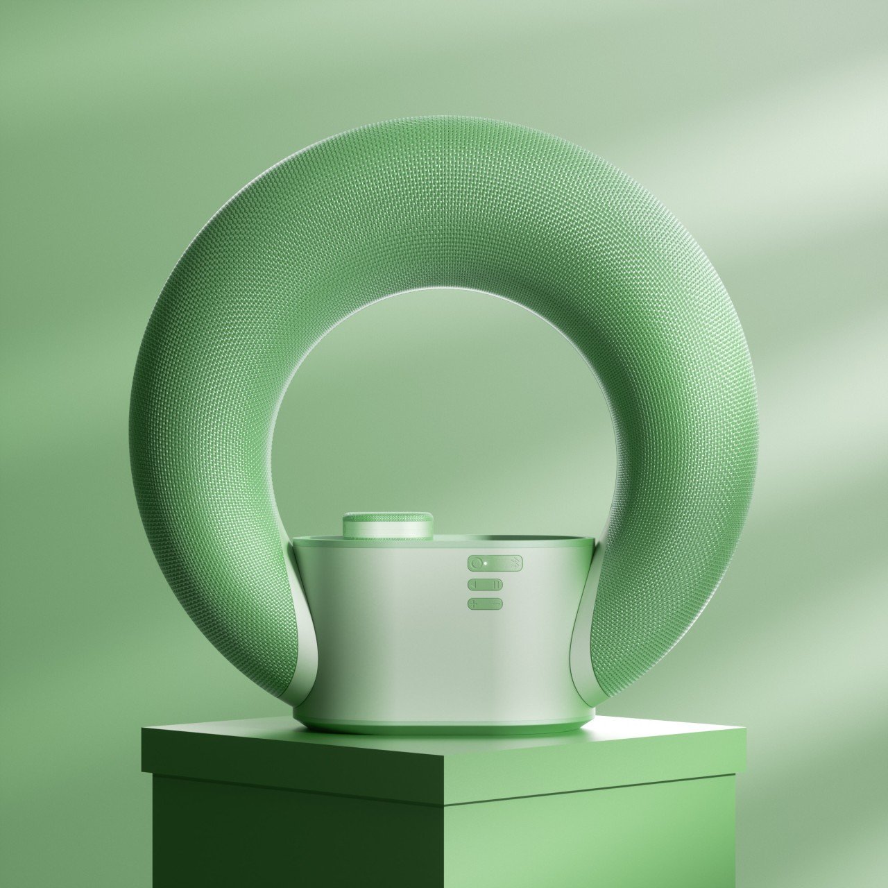 AUREOLA，wireless speaker ，speaker，loudspeaker box，annular，