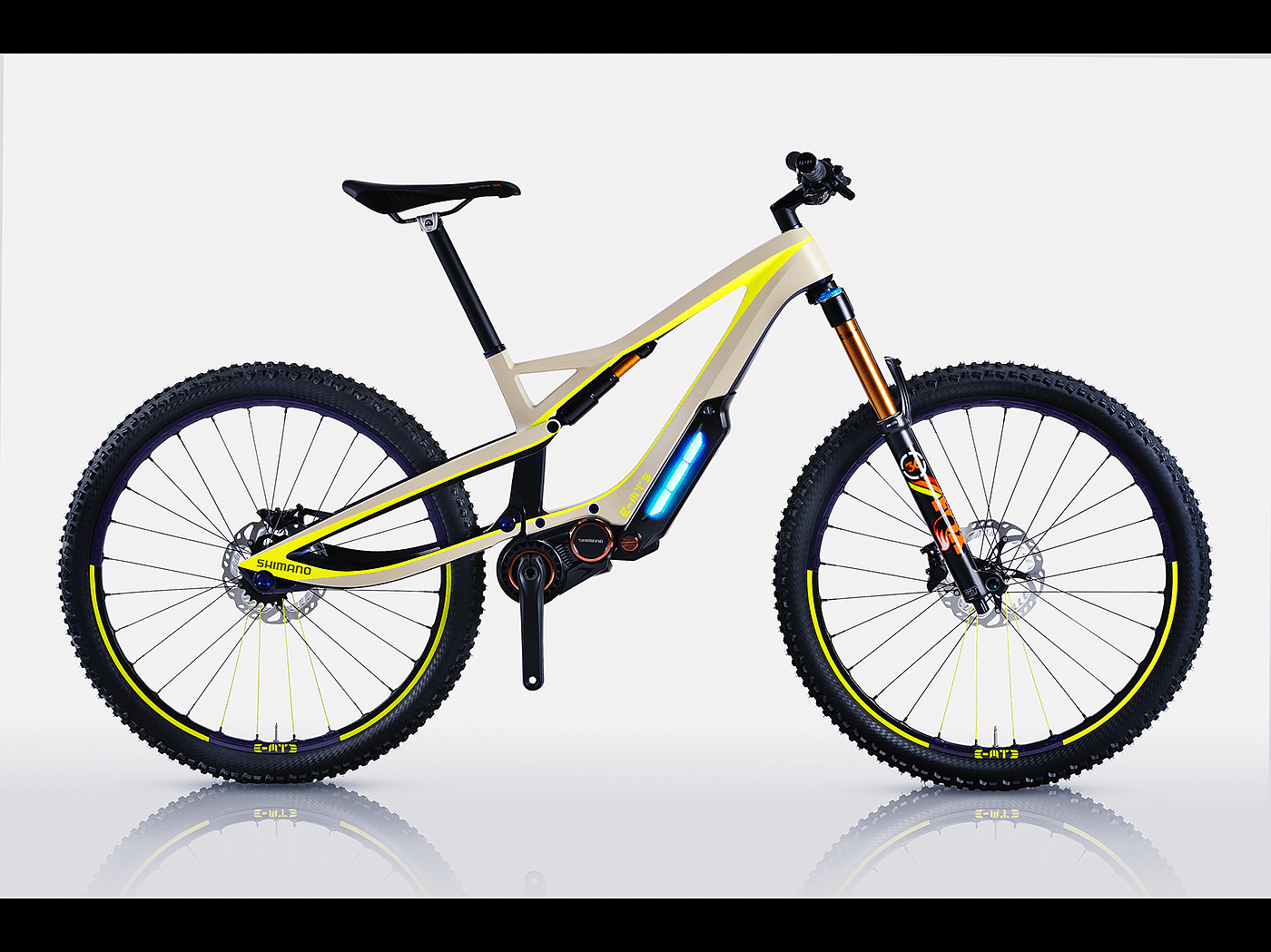 Bicycle，Mountain bike，conceptual design，SHIMANO E-MTB，