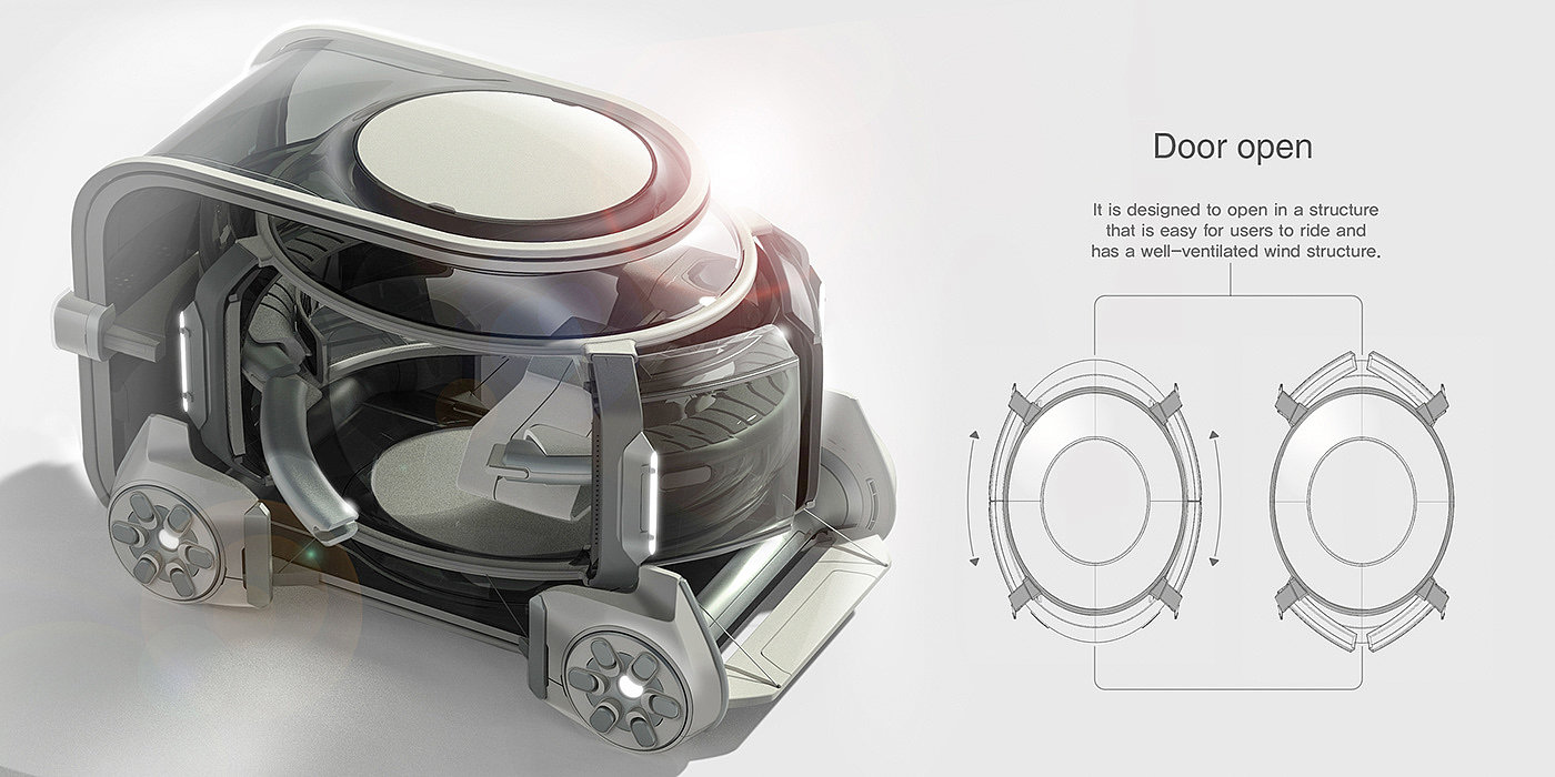 industrial design，Renault E.O，concept，mobility，rest，