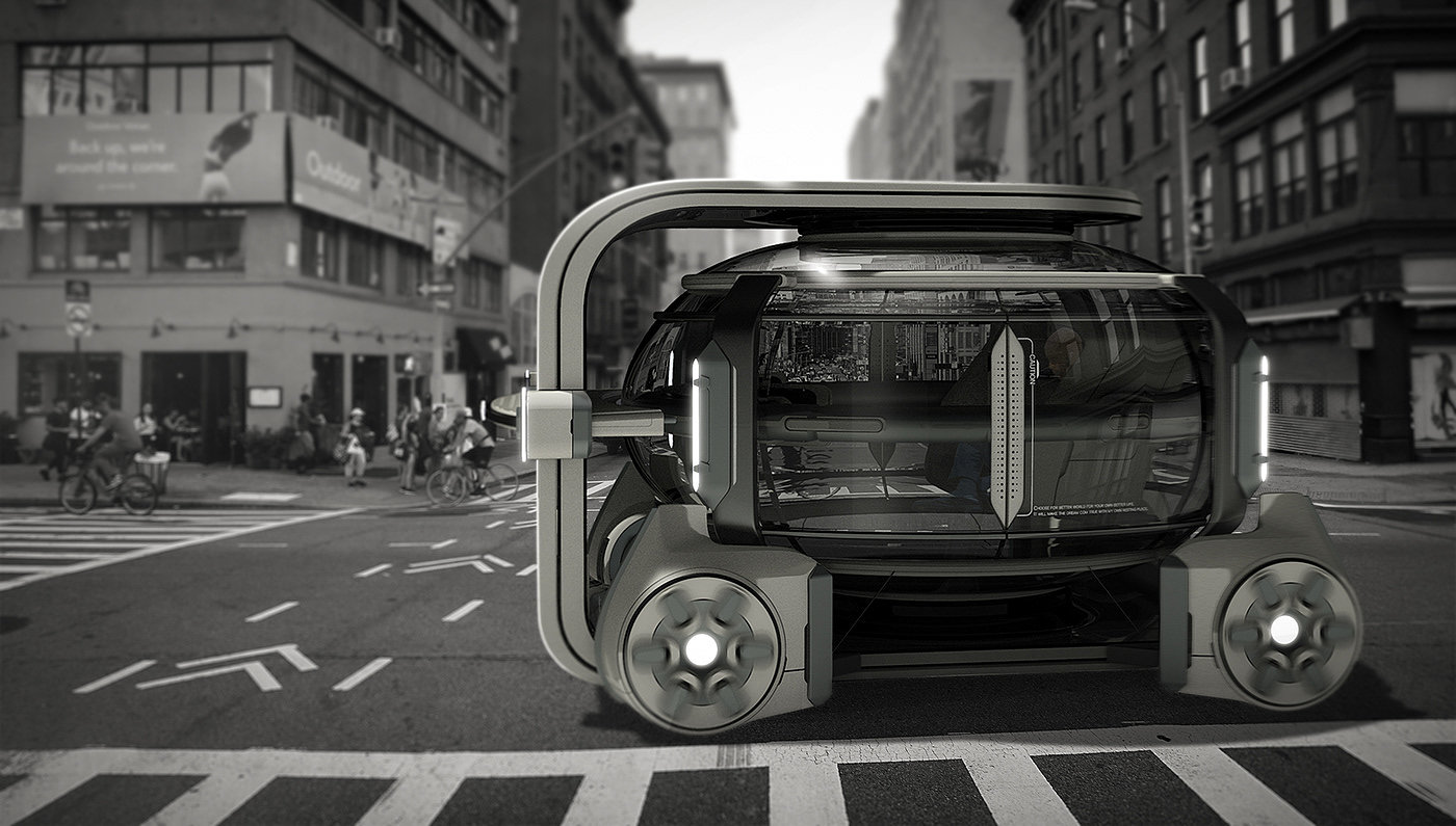 industrial design，Renault E.O，concept，mobility，rest，