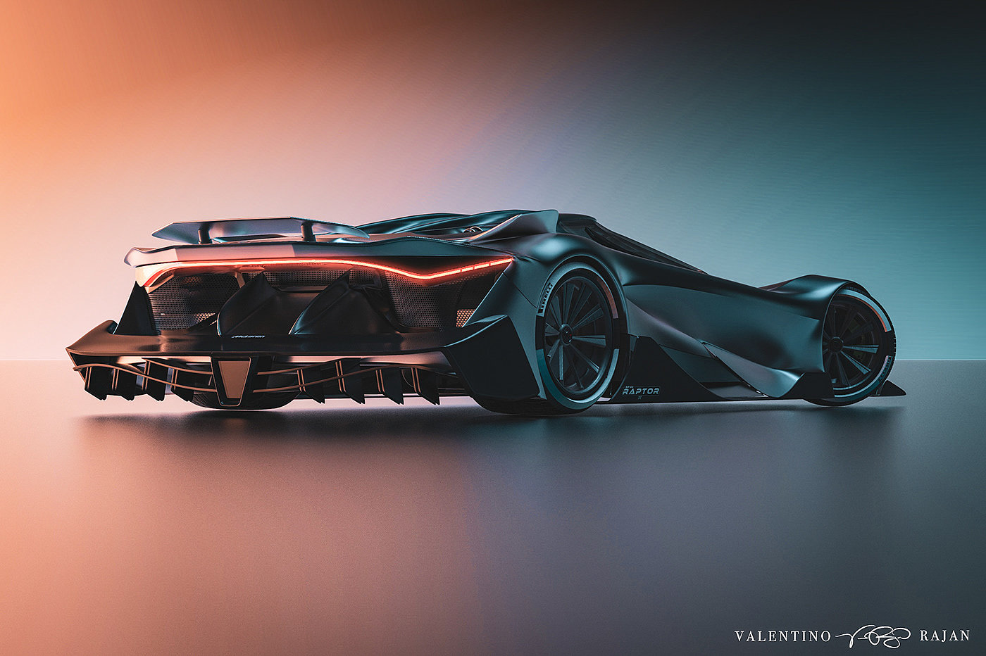 McLaren，automobile，industrial design，SR44 Raptor，3d，concept，