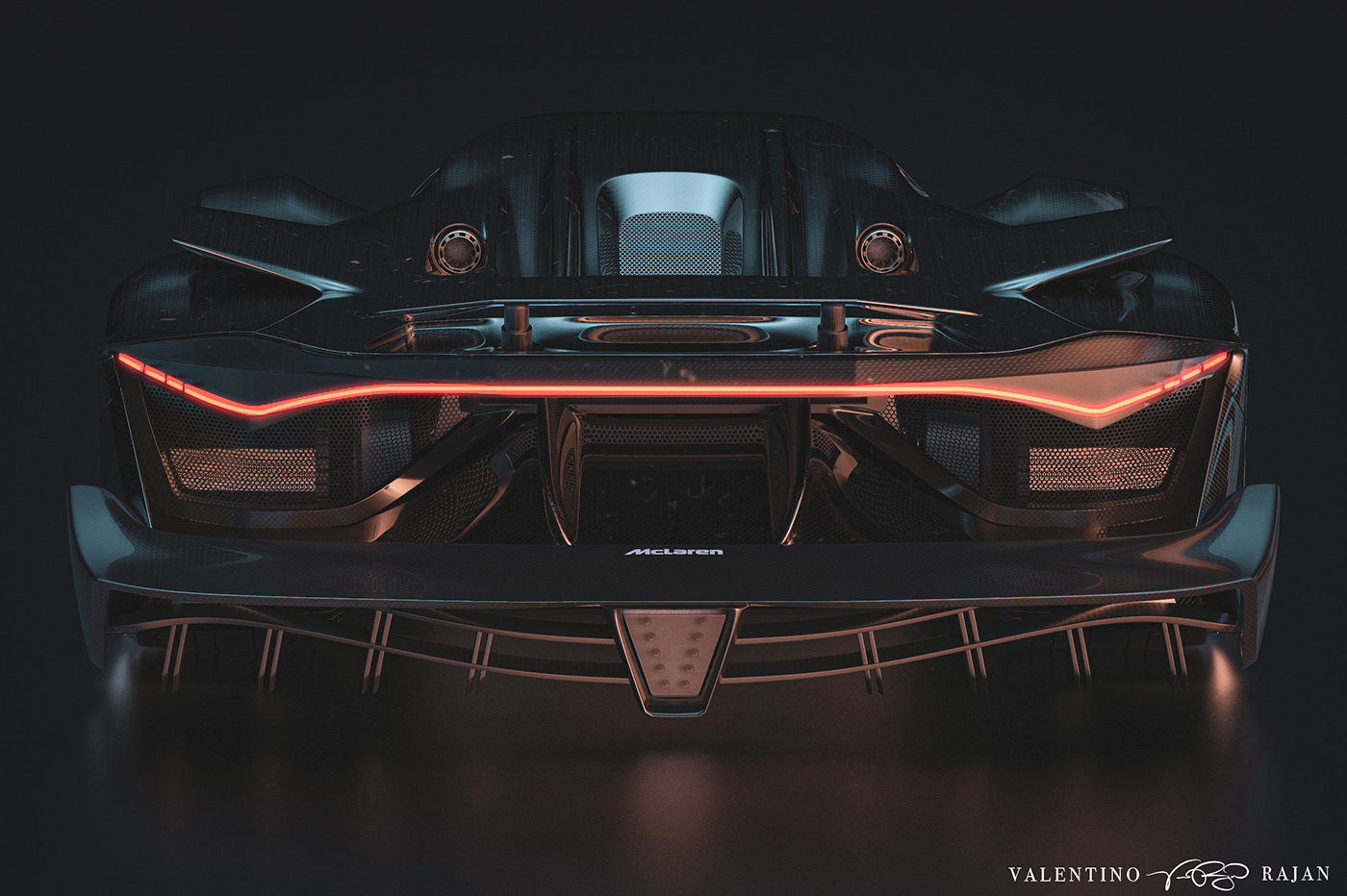 McLaren，automobile，industrial design，SR44 Raptor，3d，concept，