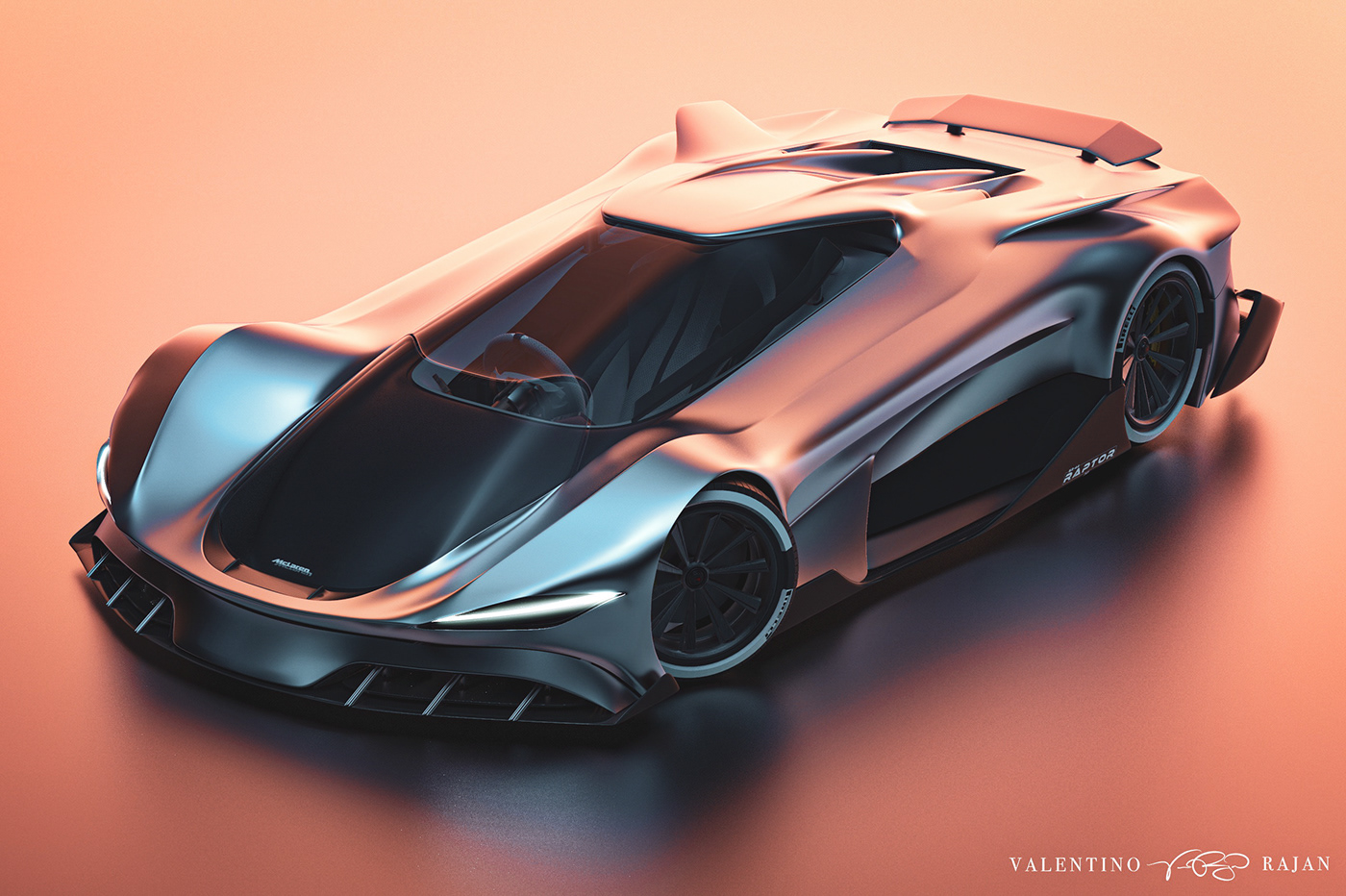 McLaren，automobile，industrial design，SR44 Raptor，3d，concept，