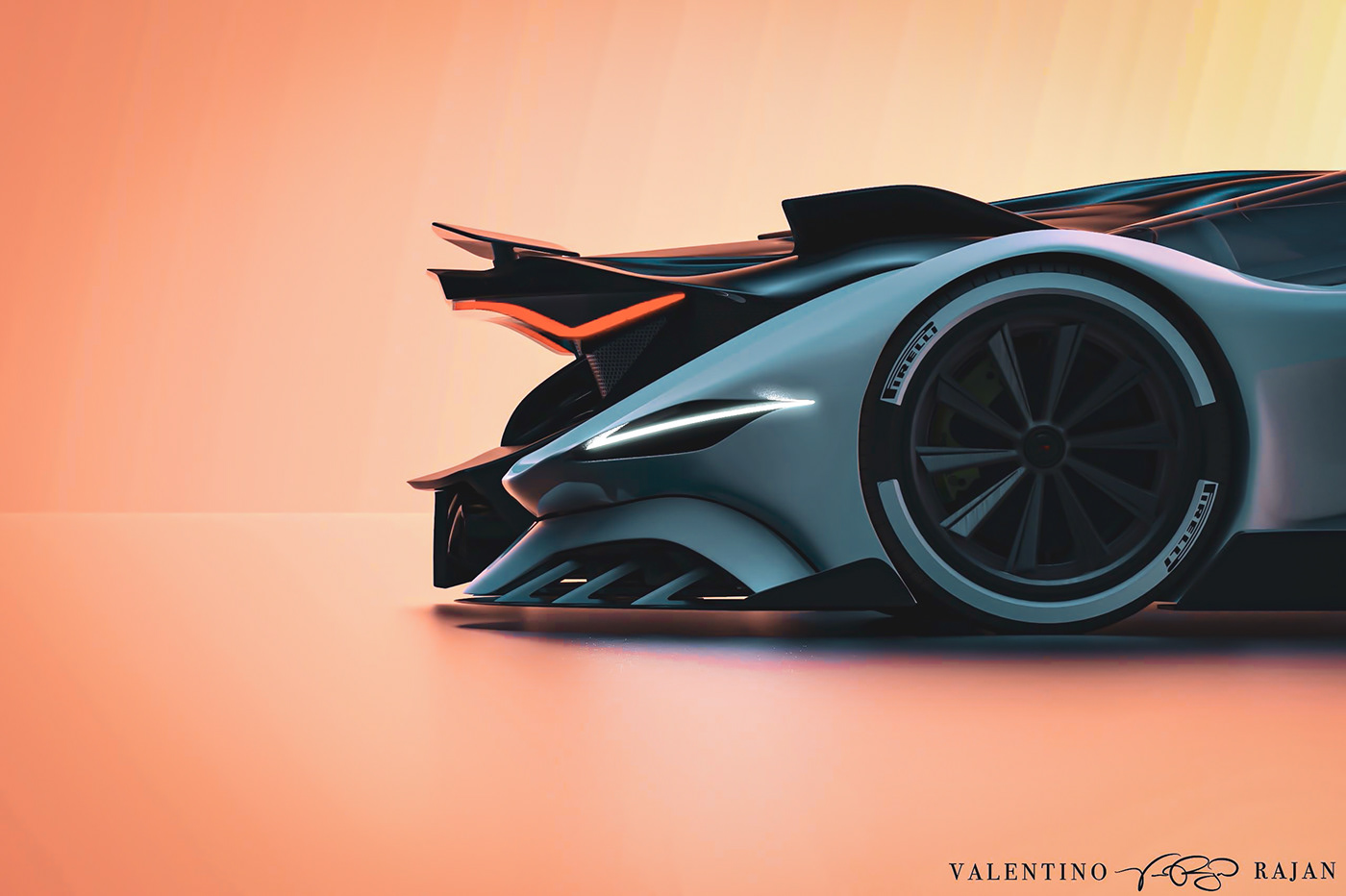 McLaren，automobile，industrial design，SR44 Raptor，3d，concept，