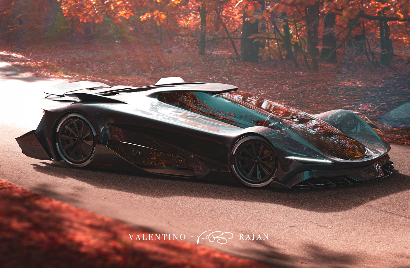 McLaren，automobile，industrial design，SR44 Raptor，3d，concept，
