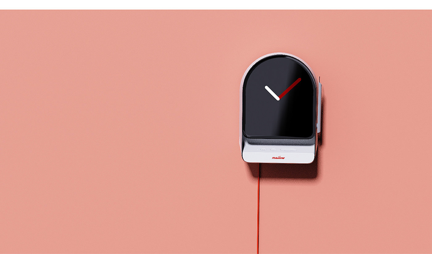 Clock，conceptual design，Design，mailbox，E-mail，Mailov，
