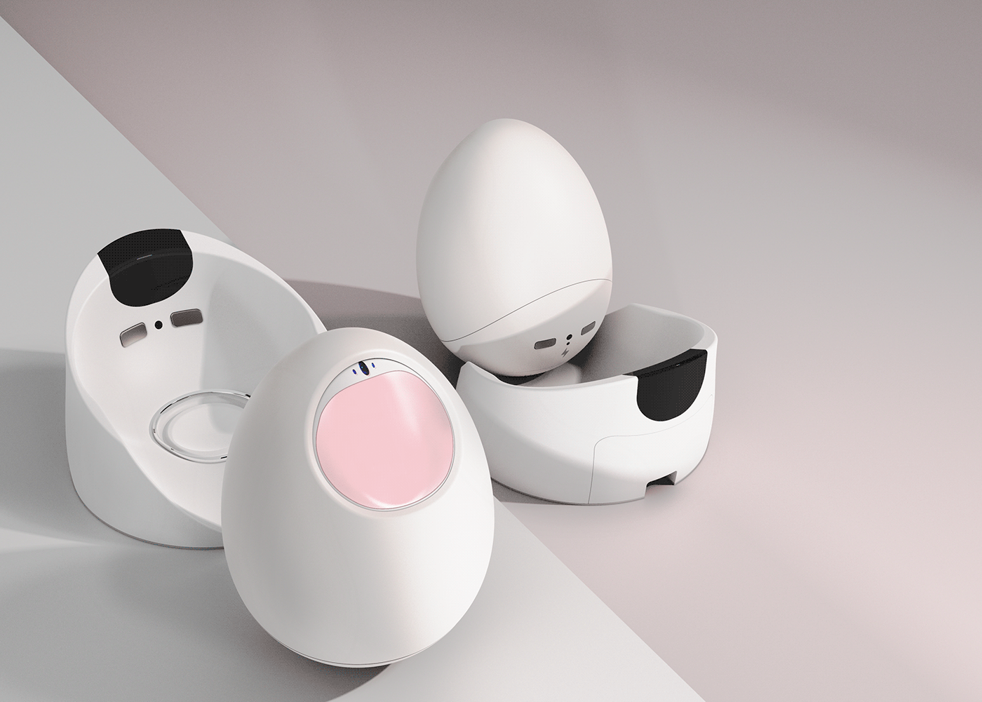 Pets，robot，product，product design，Robot Pet Design，Eggo，