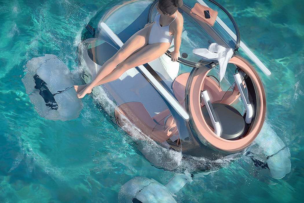 AUDI X，TRAVEL COMPANION，Amphibious vehicle，Amphibious，explore，Audi x，Automobile design，conceptual design，