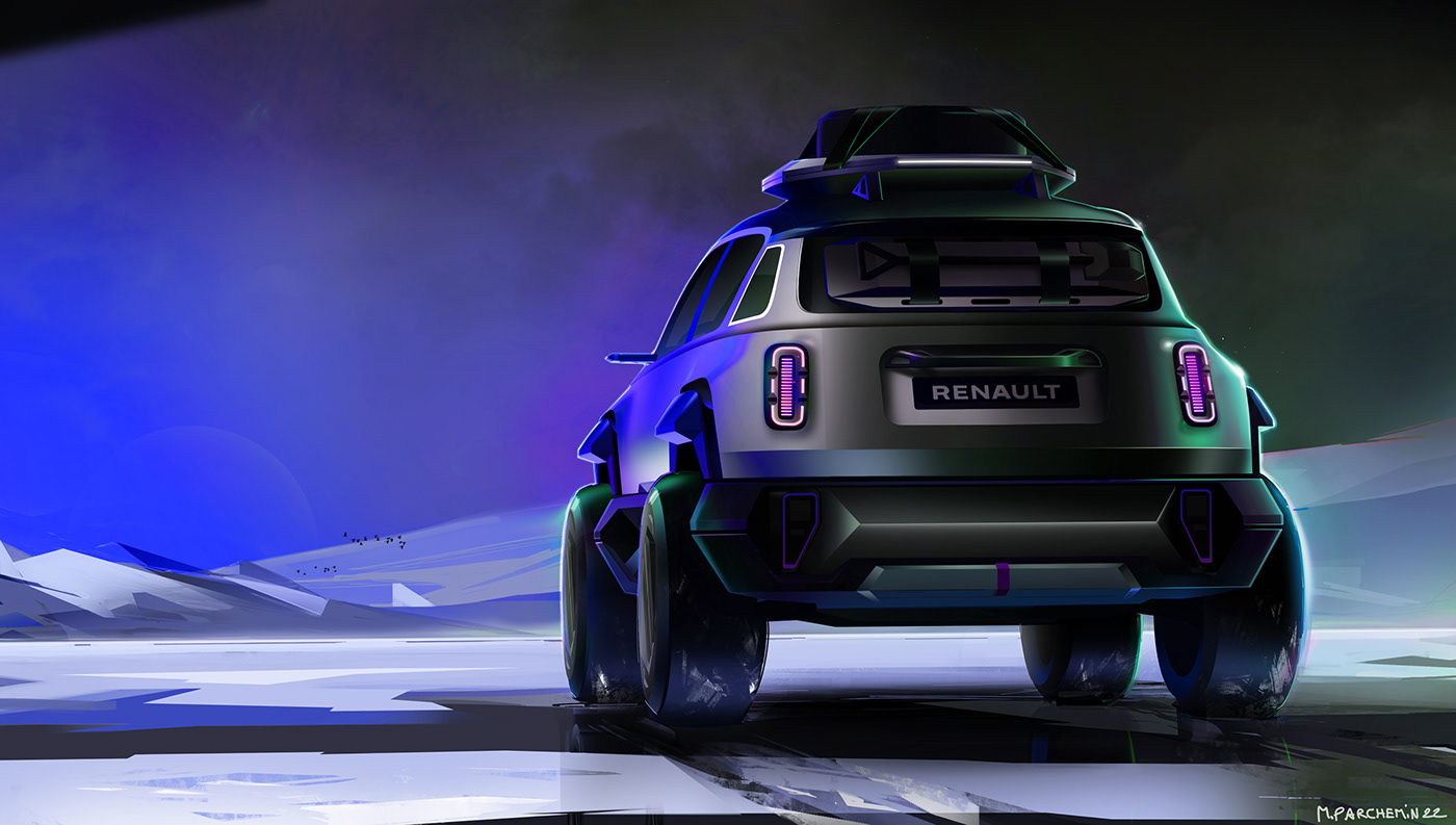 renault，4EVER，concept，industrial design，sketch，automobile，