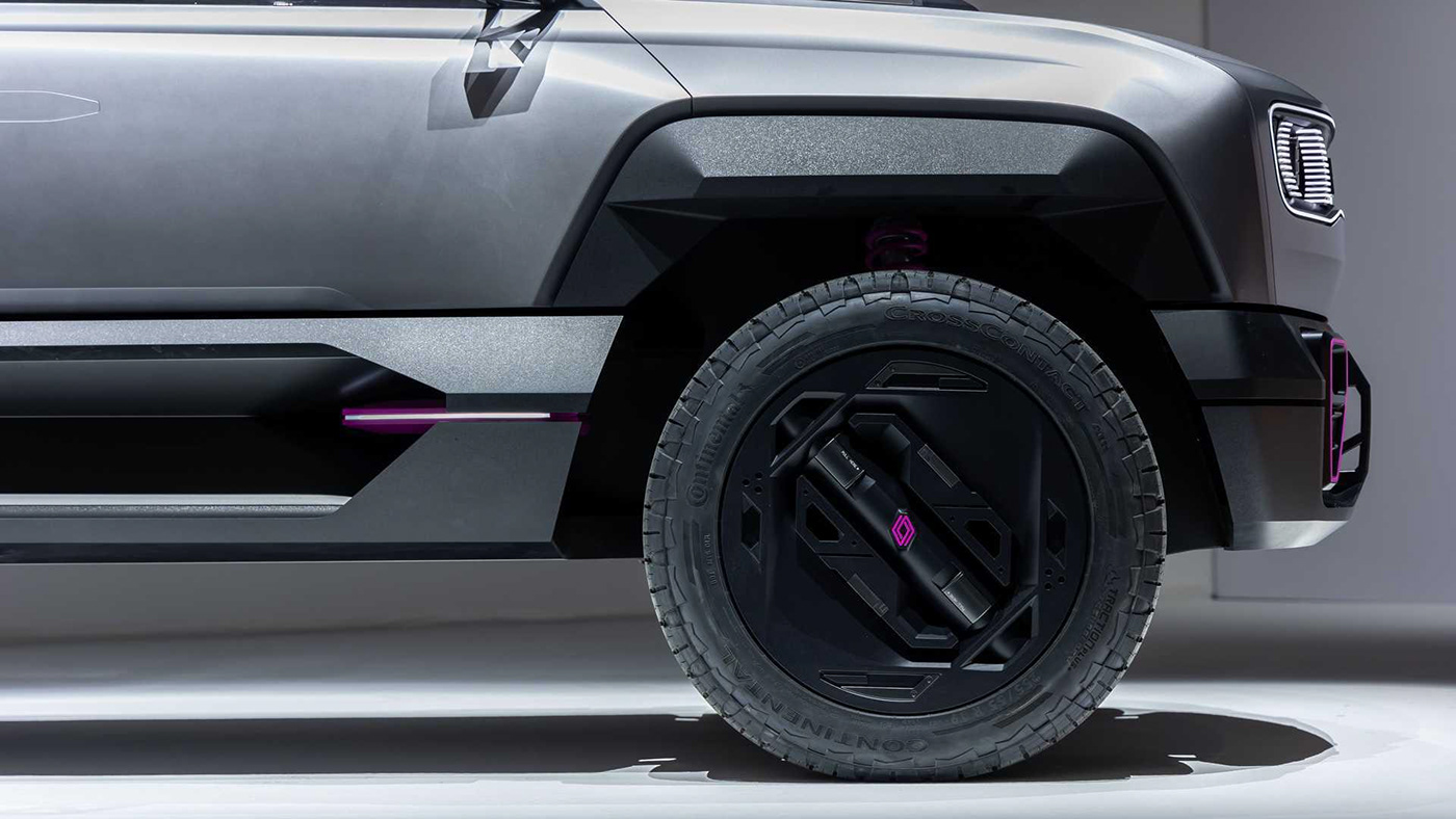 renault，4EVER，concept，industrial design，sketch，automobile，