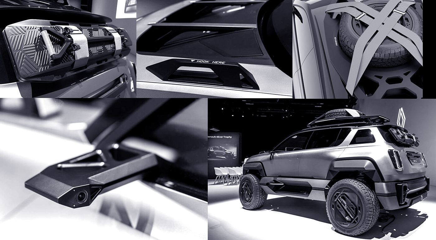 renault，4EVER，concept，industrial design，sketch，automobile，