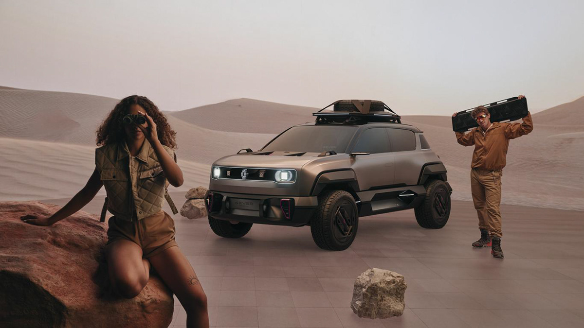 renault，4EVER，concept，industrial design，sketch，automobile，