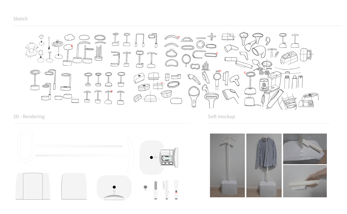 concept，product design，coat hanger，steam，vapor，