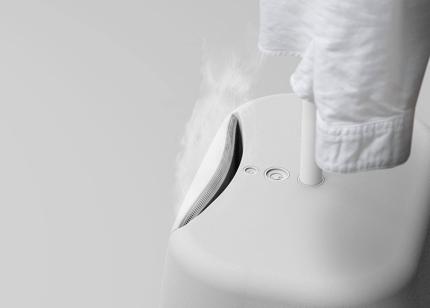 concept，product design，coat hanger，steam，vapor，