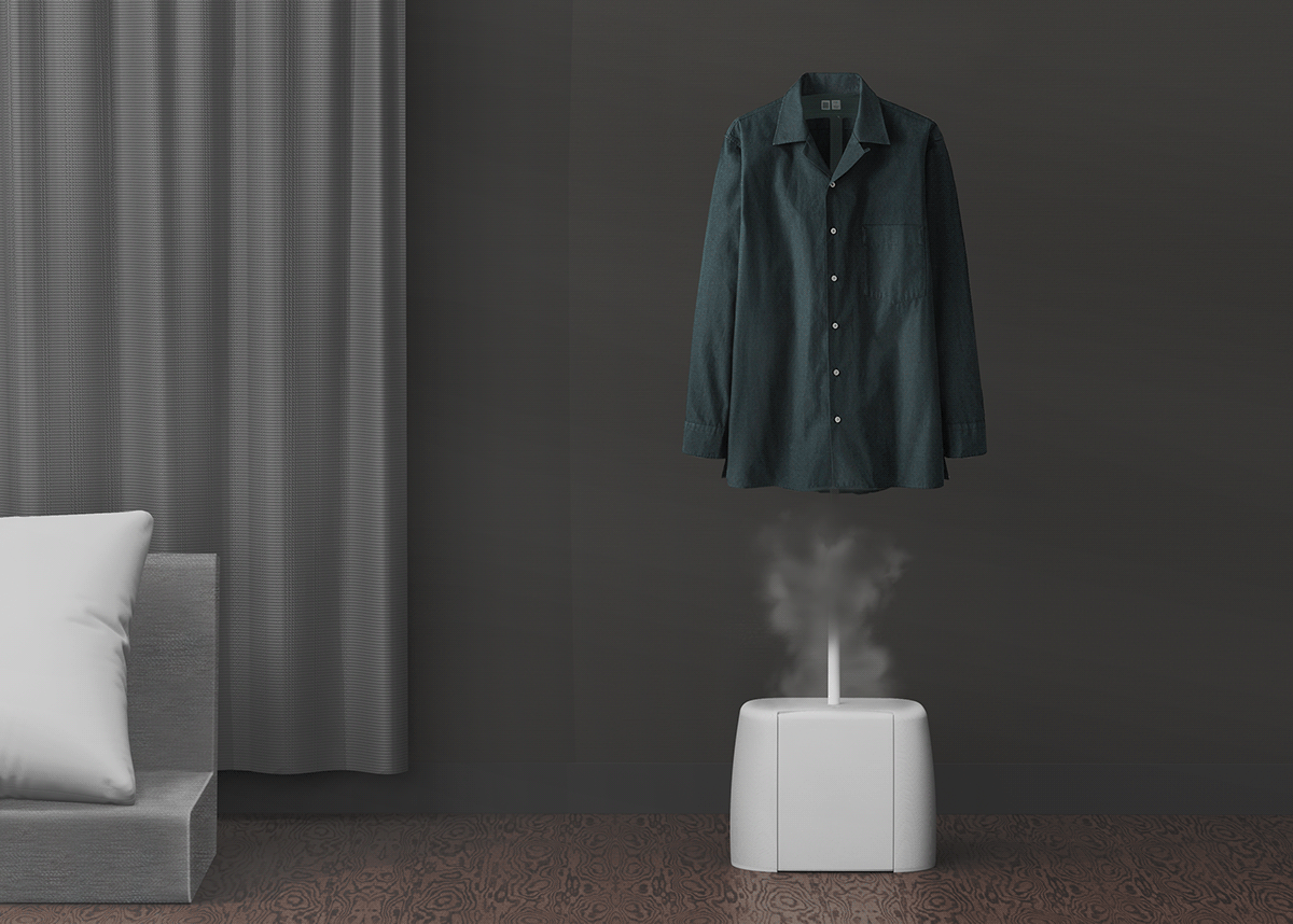 concept，product design，coat hanger，steam，vapor，