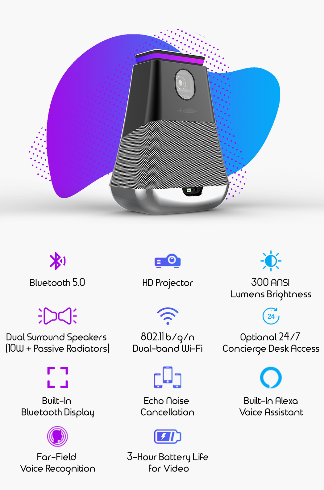 intelligence，Projector，Appearance design，science and technology，