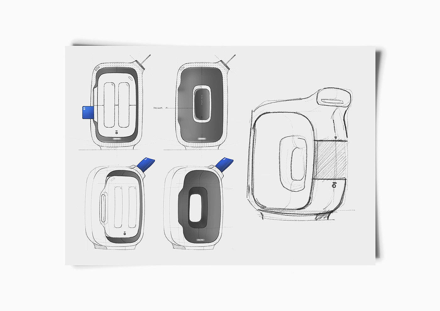 intelligence，Sterilization dehumidifier，product design，Appearance design，convenient，