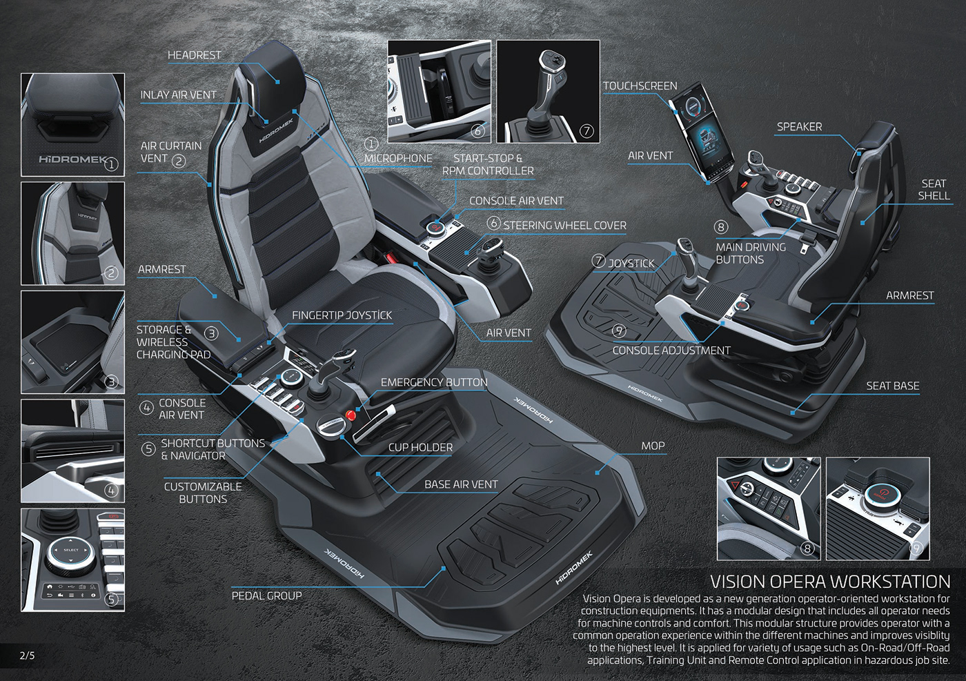 Driver's Seat Simulator，product design，Cool，Appearance design，