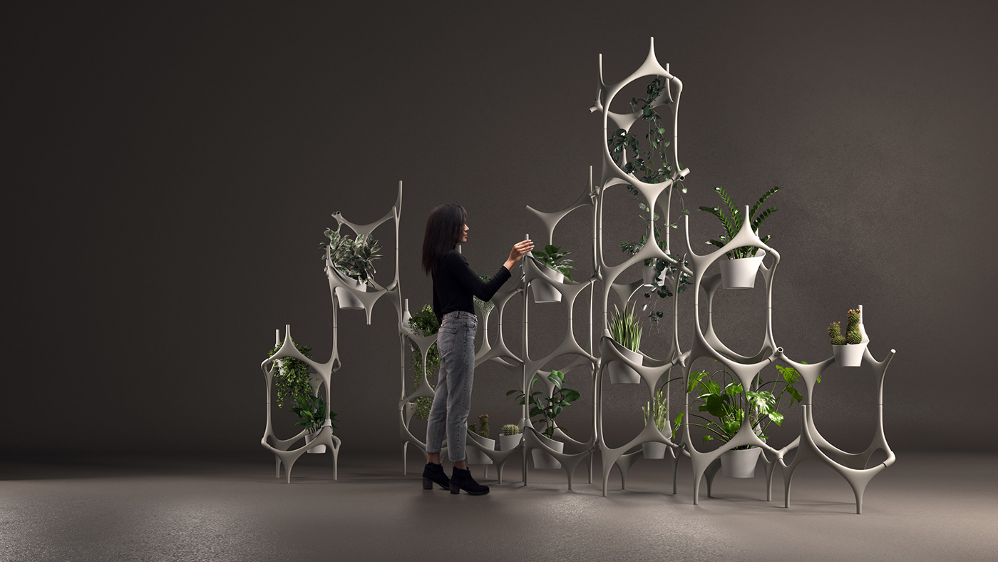 Flower planting system，product design，science and technology，Creative design，SCOPE，