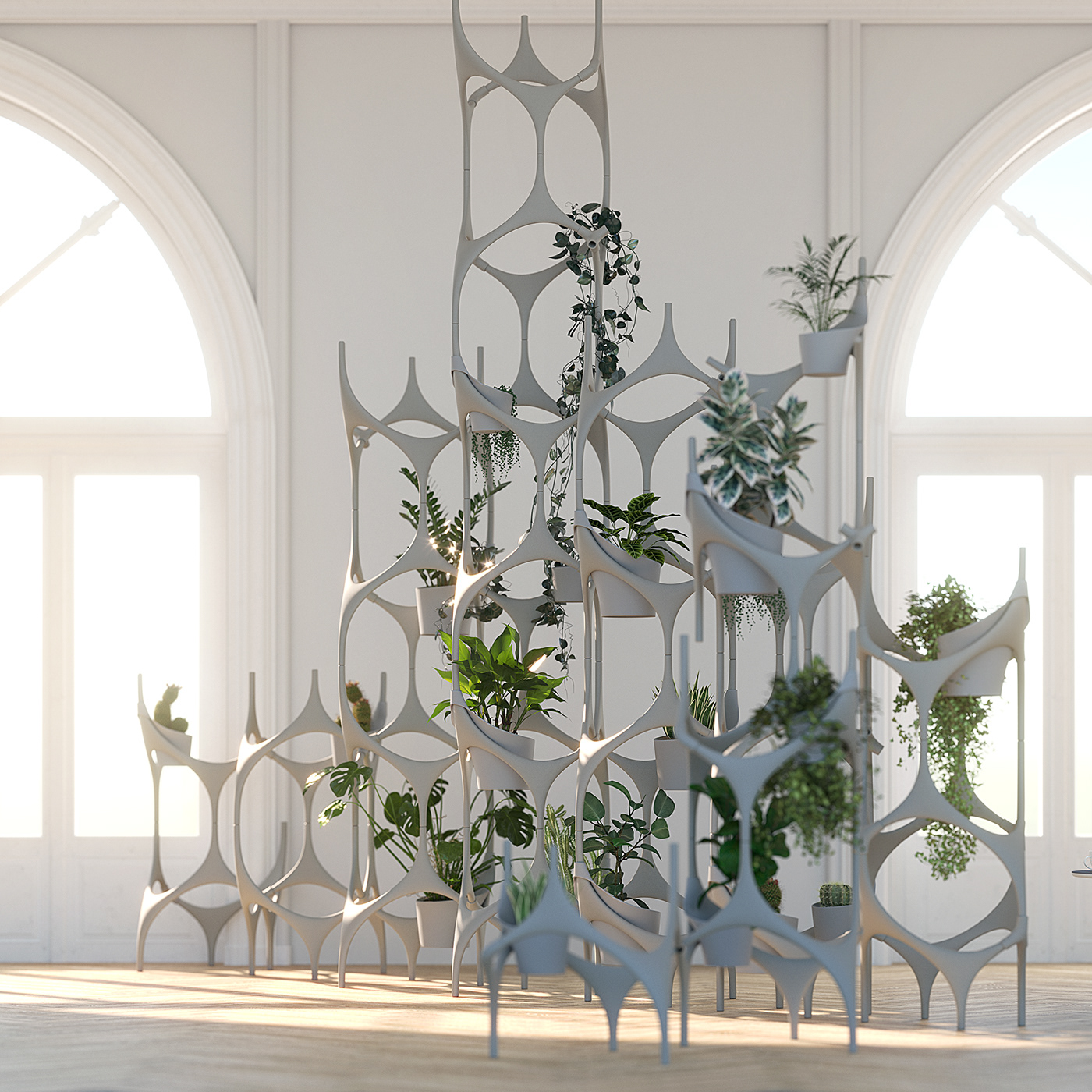 Flower planting system，product design，science and technology，Creative design，SCOPE，