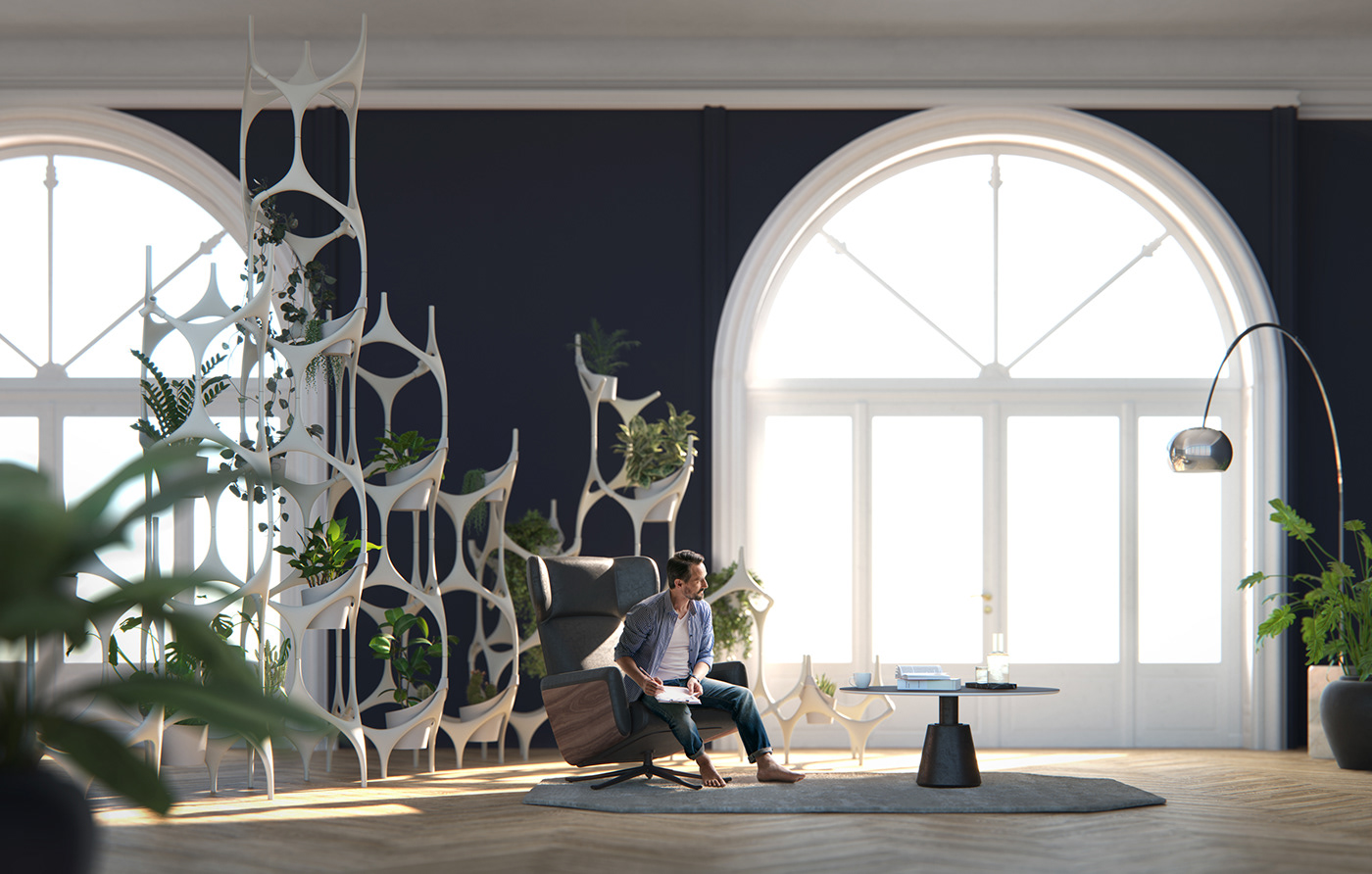 Flower planting system，product design，science and technology，Creative design，SCOPE，