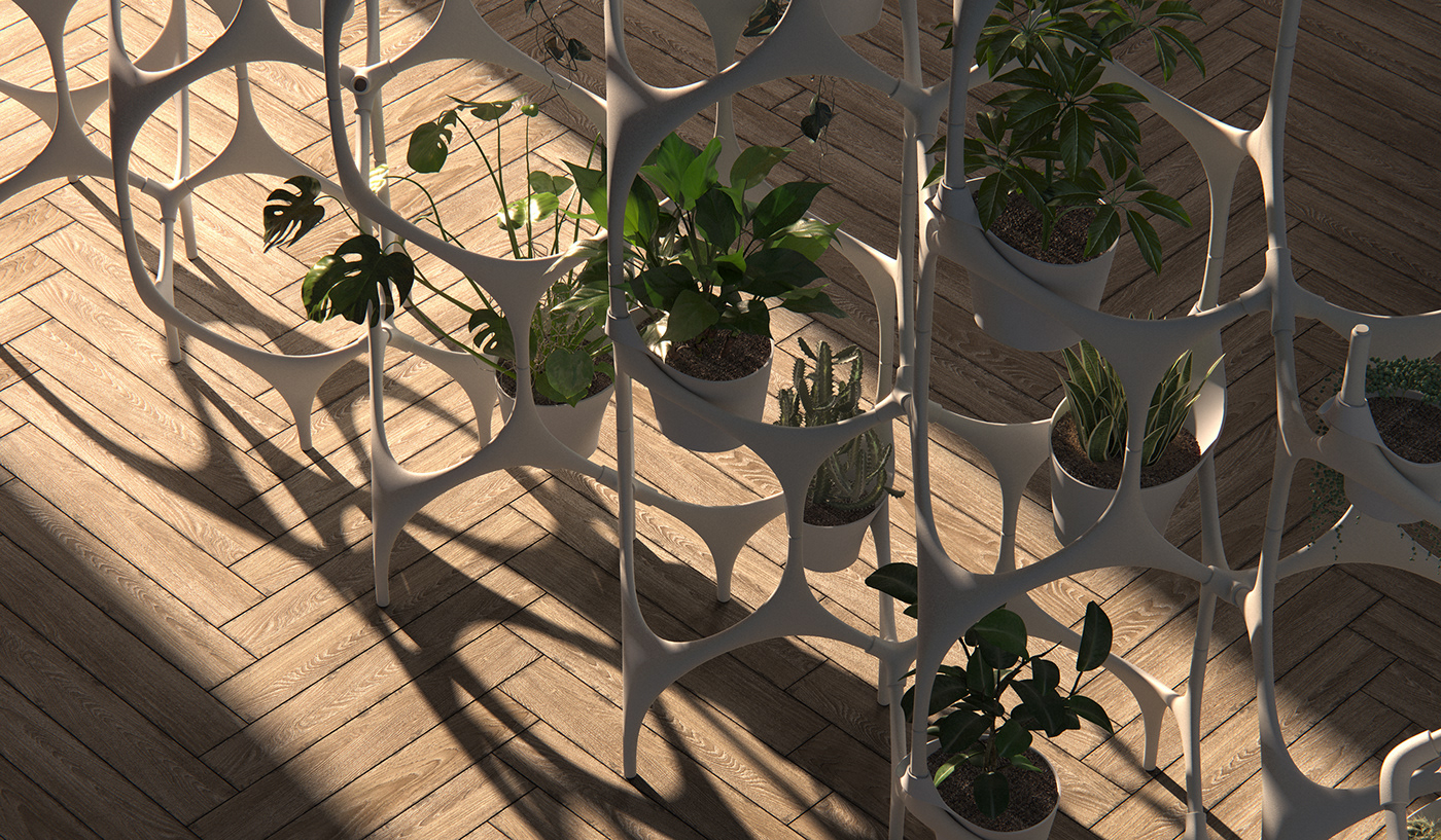 Flower planting system，product design，science and technology，Creative design，SCOPE，