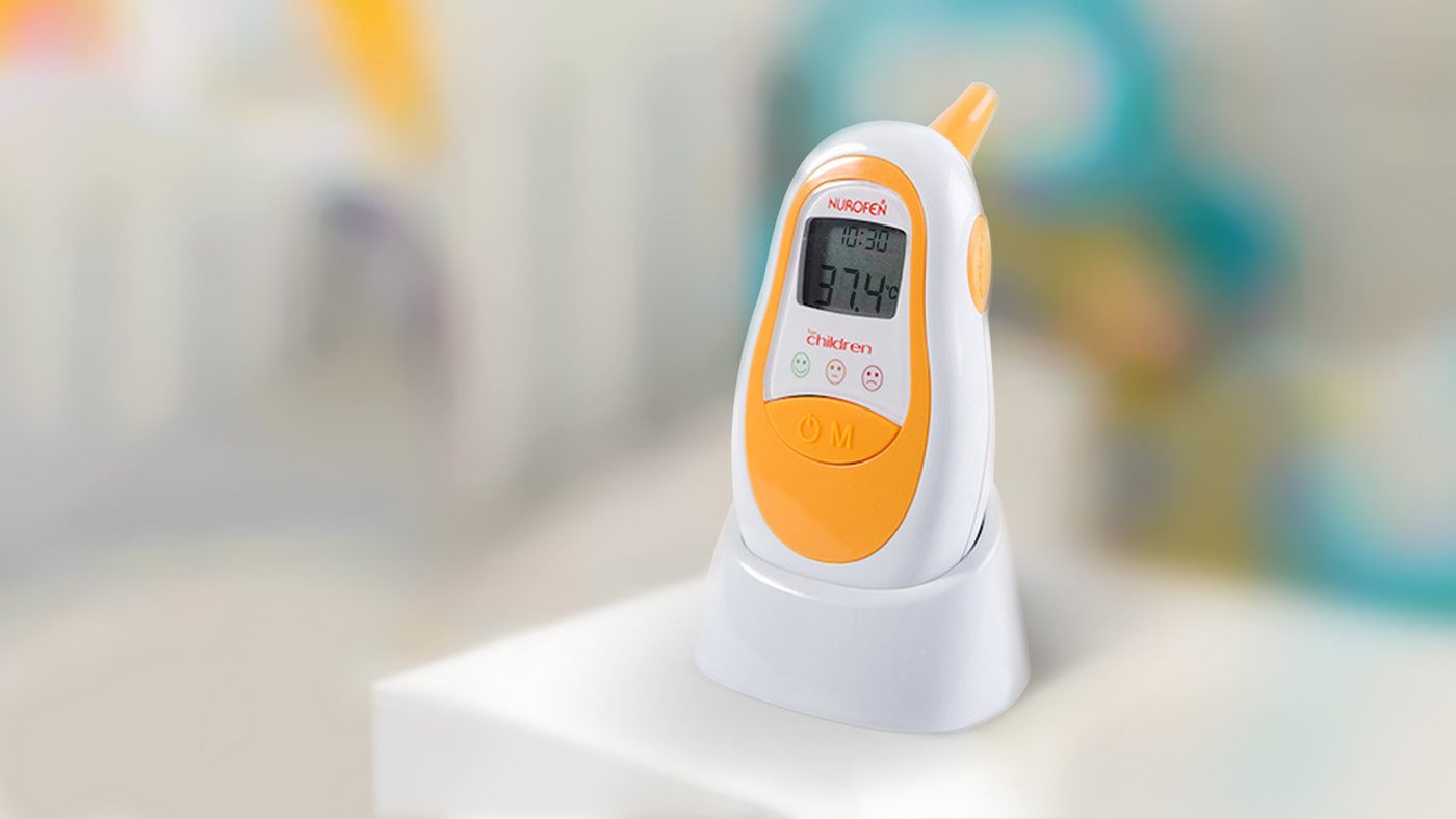 Baby Thermometer，product design，Appearance design，Small，