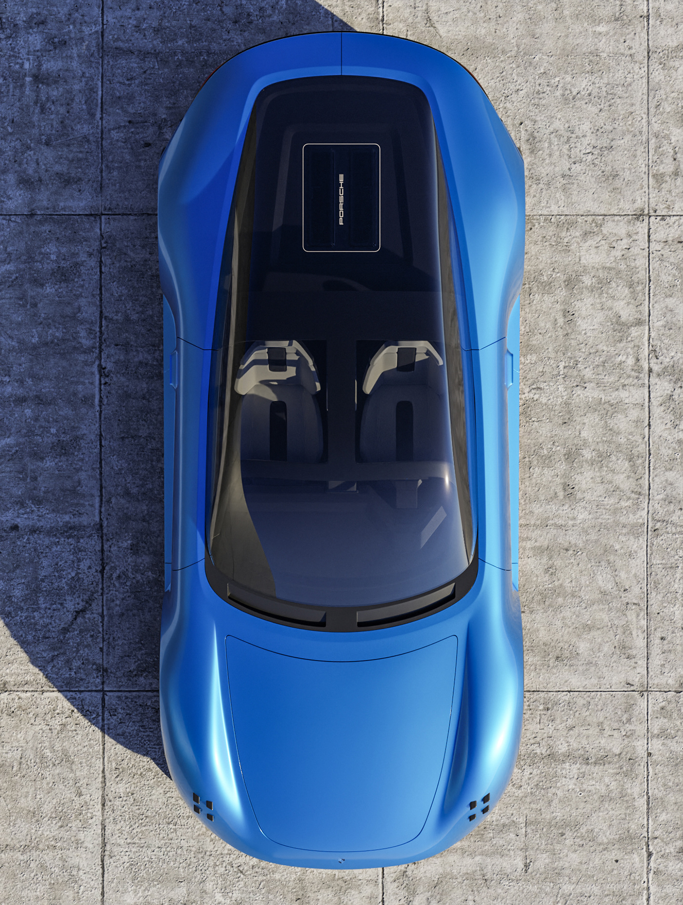 Porsche，concept，future，Cool，Appearance design，Automobile design，