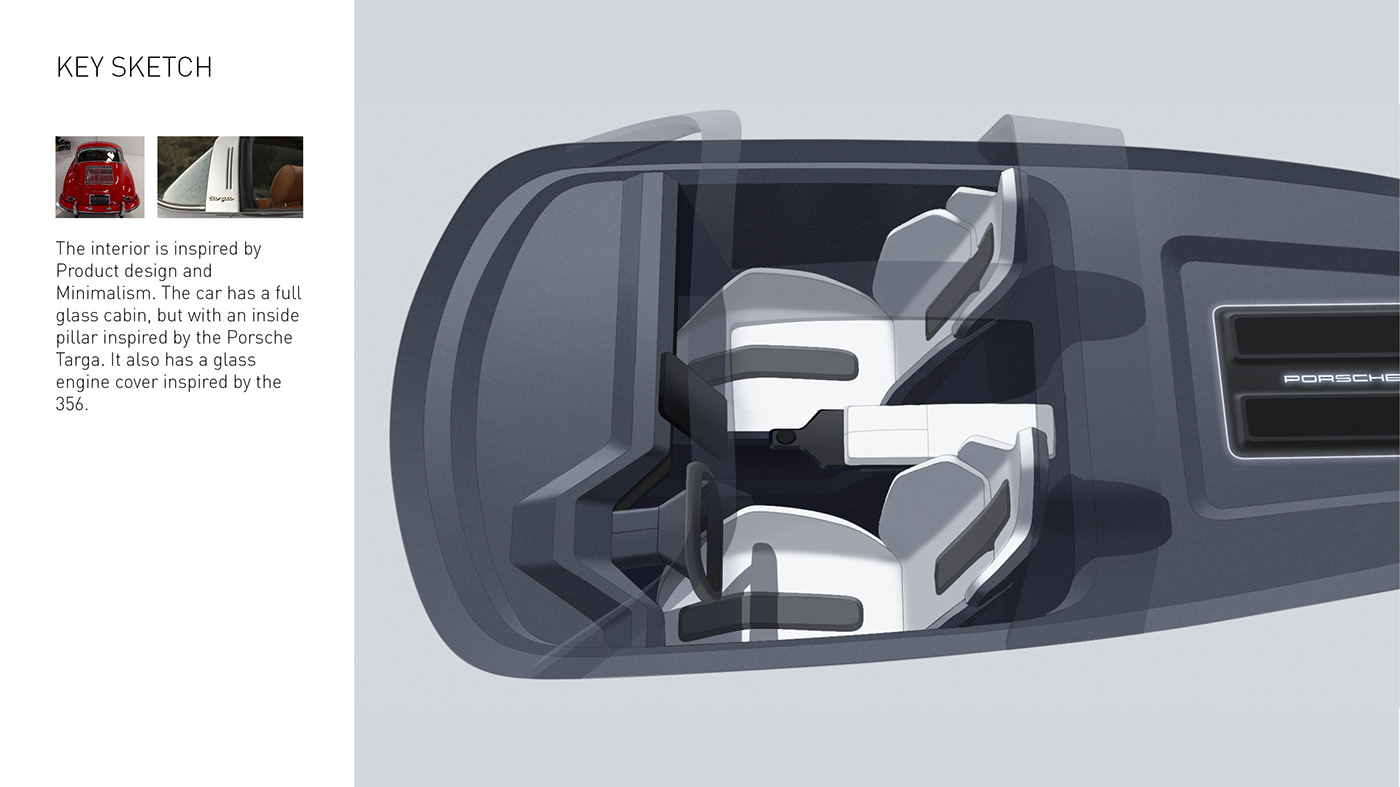 Porsche，concept，future，Cool，Appearance design，Automobile design，