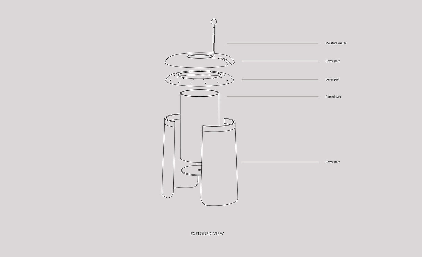 Plant watering equipment，product design，Appearance design，delicate，