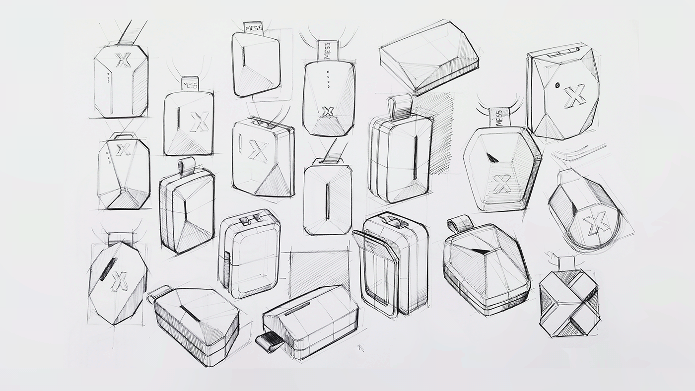 product design，Mess-Safe，Wearable，Distance prompter，