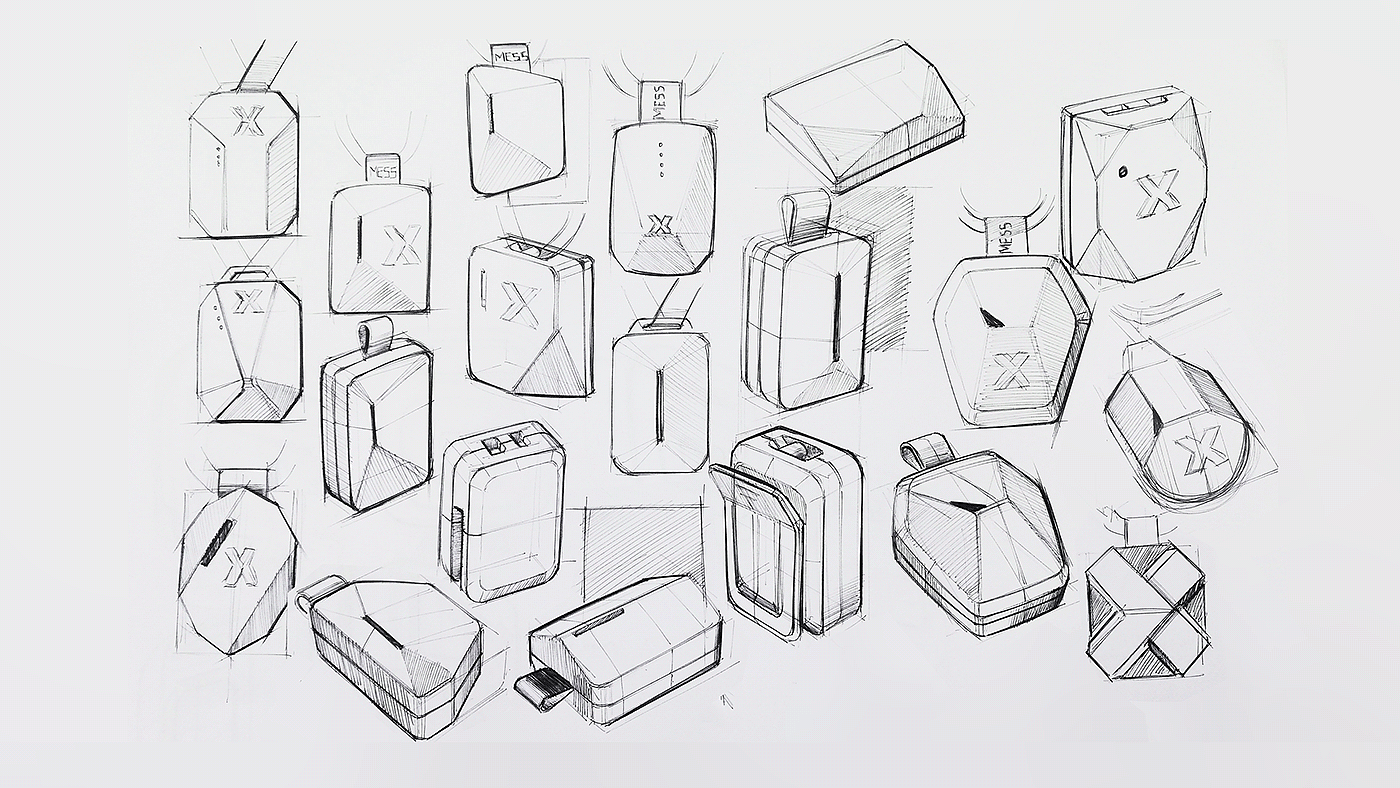 product design，Mess-Safe，Wearable，Distance prompter，