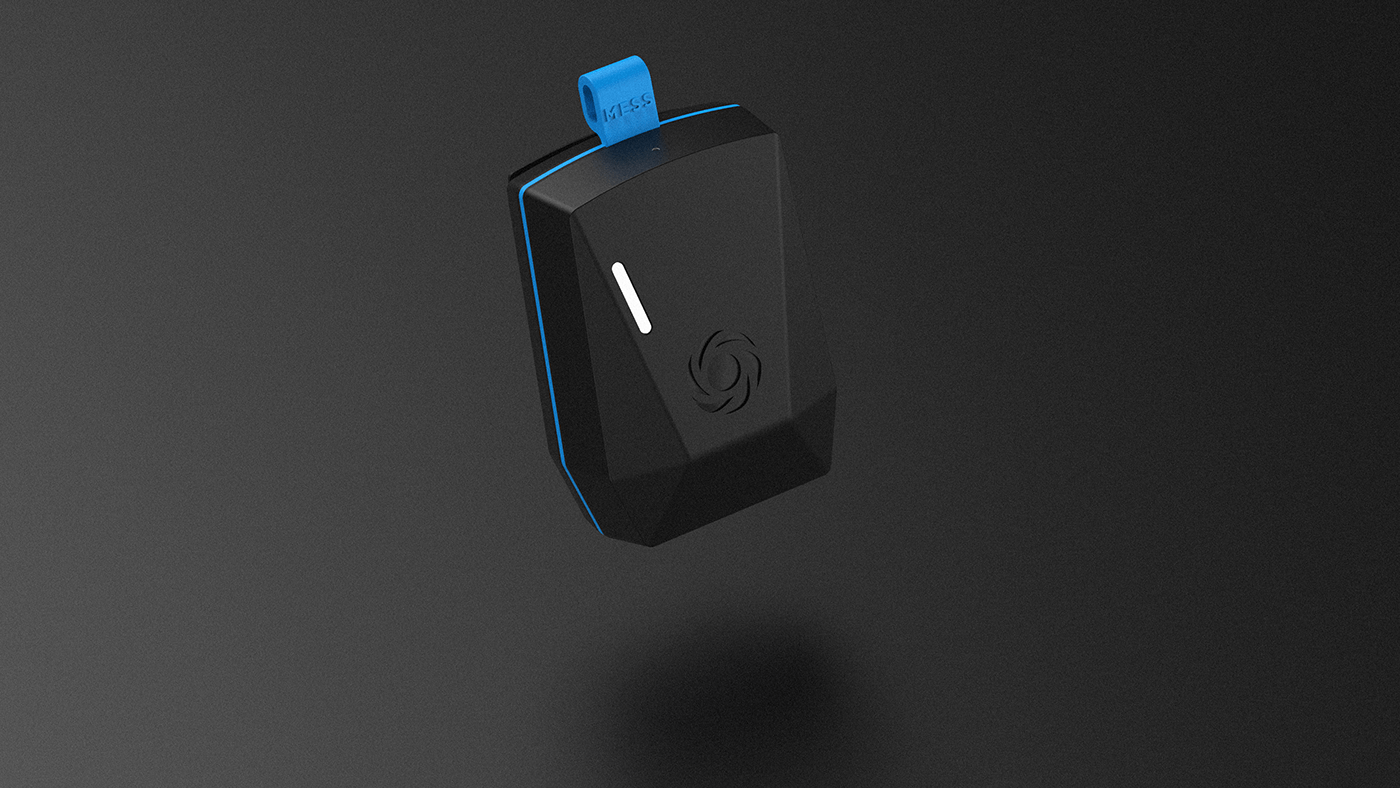 product design，Mess-Safe，Wearable，Distance prompter，