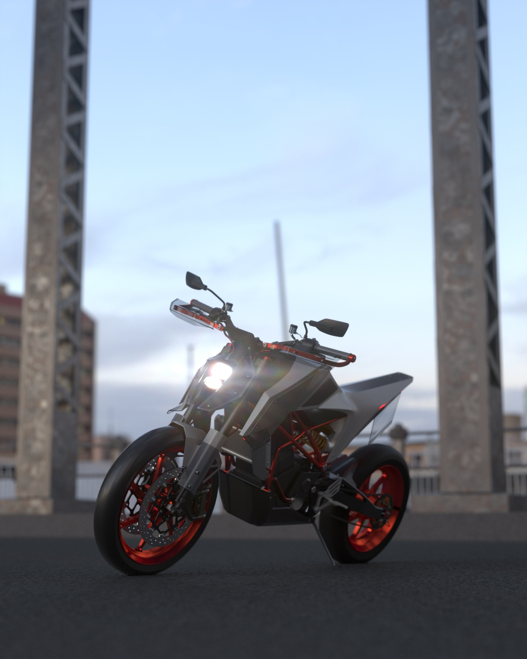 3d，Bicycle，EV，Electric，motion，vehicle，trolley，