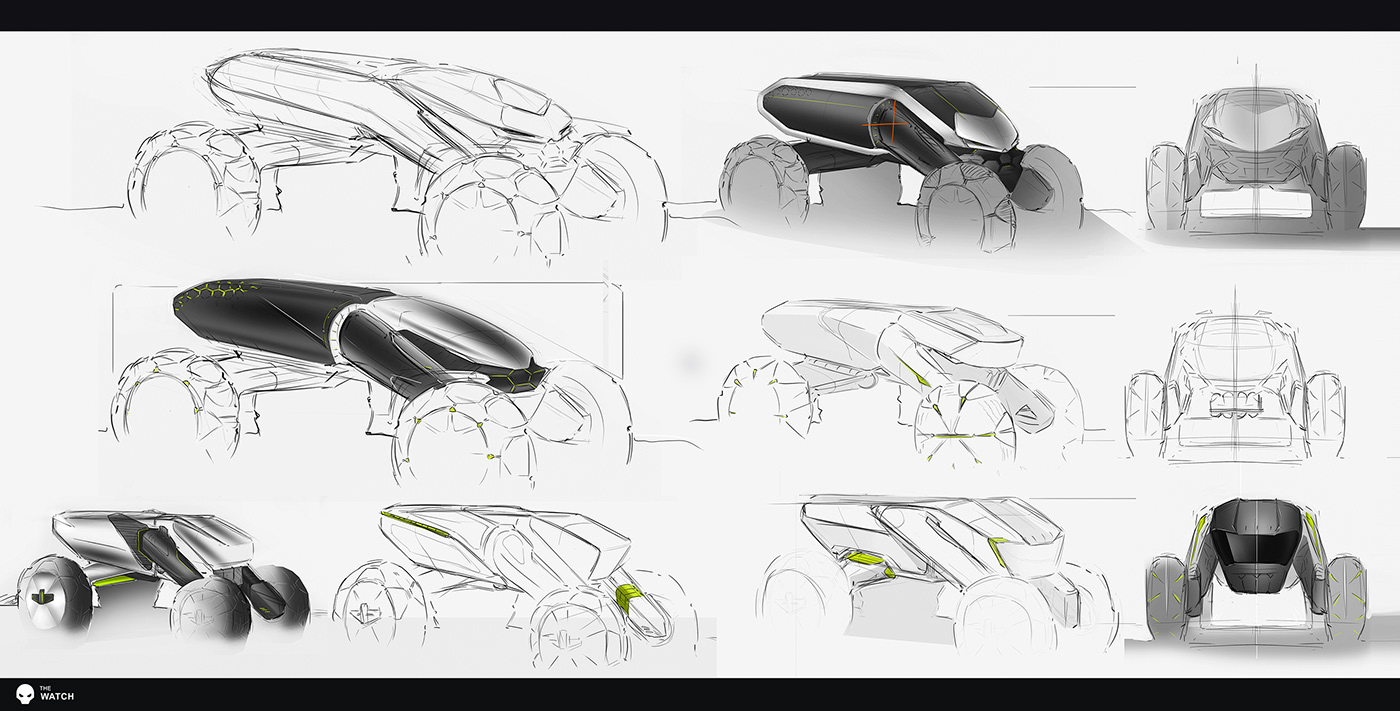 3d，Automobile design，Conceptual art，Model，vehicle，