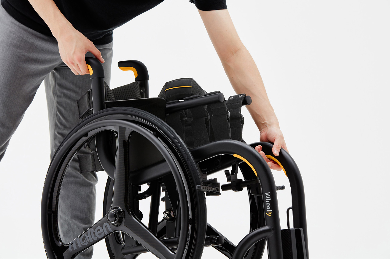 wheelchair，product design，Design，Wheeley，Foldable，collapsible wheelchair，