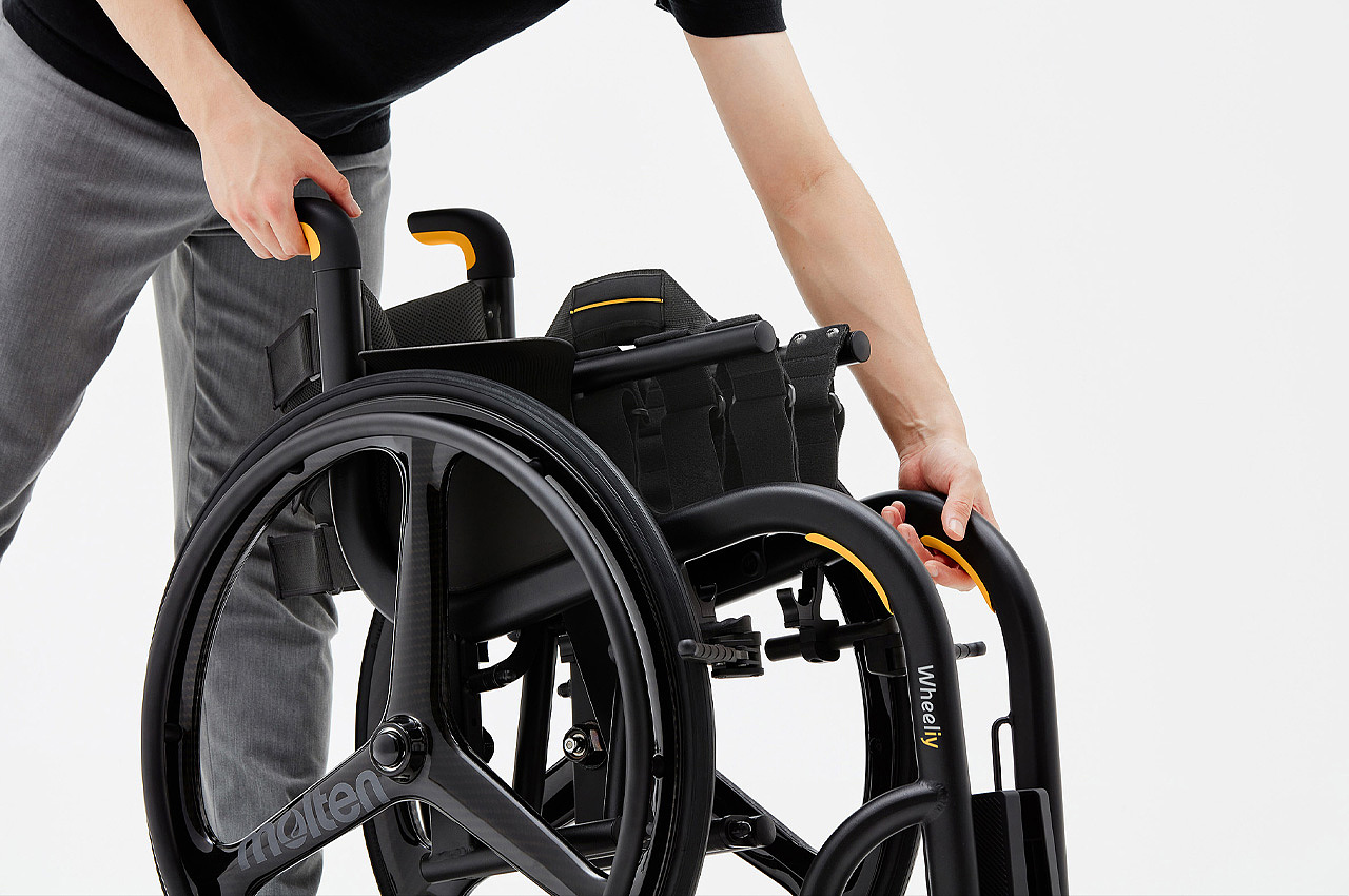 wheelchair，product design，Design，Wheeley，Foldable，collapsible wheelchair，